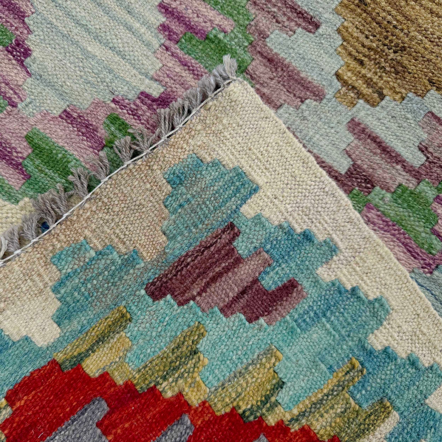 Vegetable Kilim Runner 2' 7" x 9' 8" (ft) - No. P36979