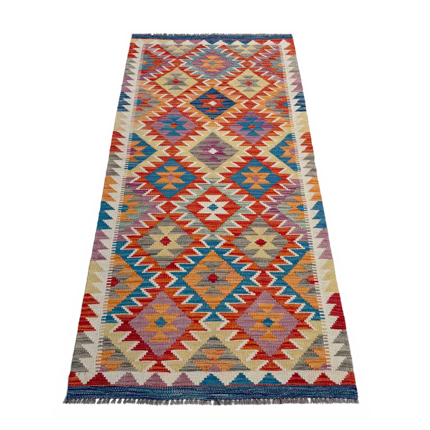 Vegetable Kilim Runner 2' 7" x 6' 7" (ft)- No. P36984