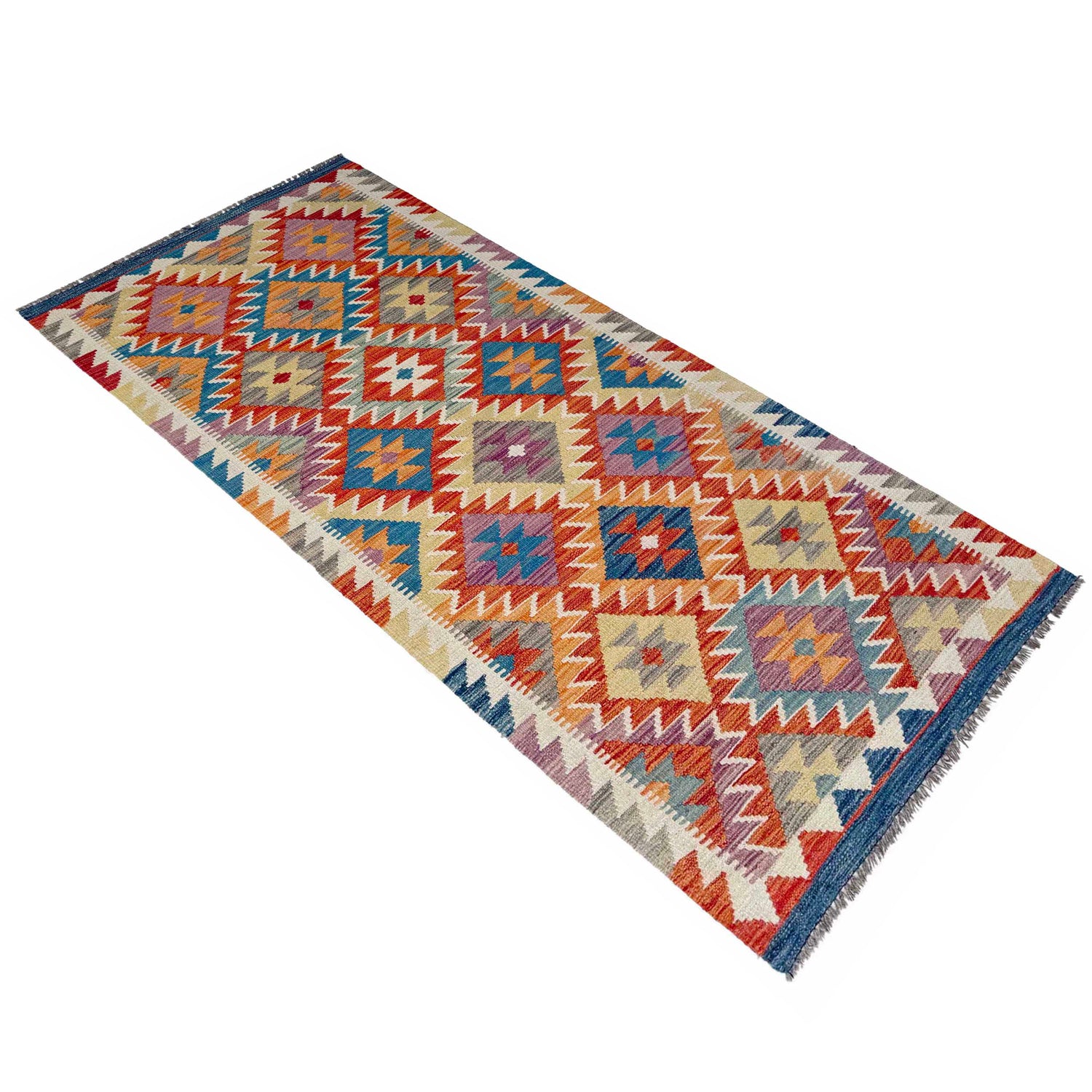 Vegetable Kilim Runner 2' 7" x 6' 7" (ft)- No. P36984