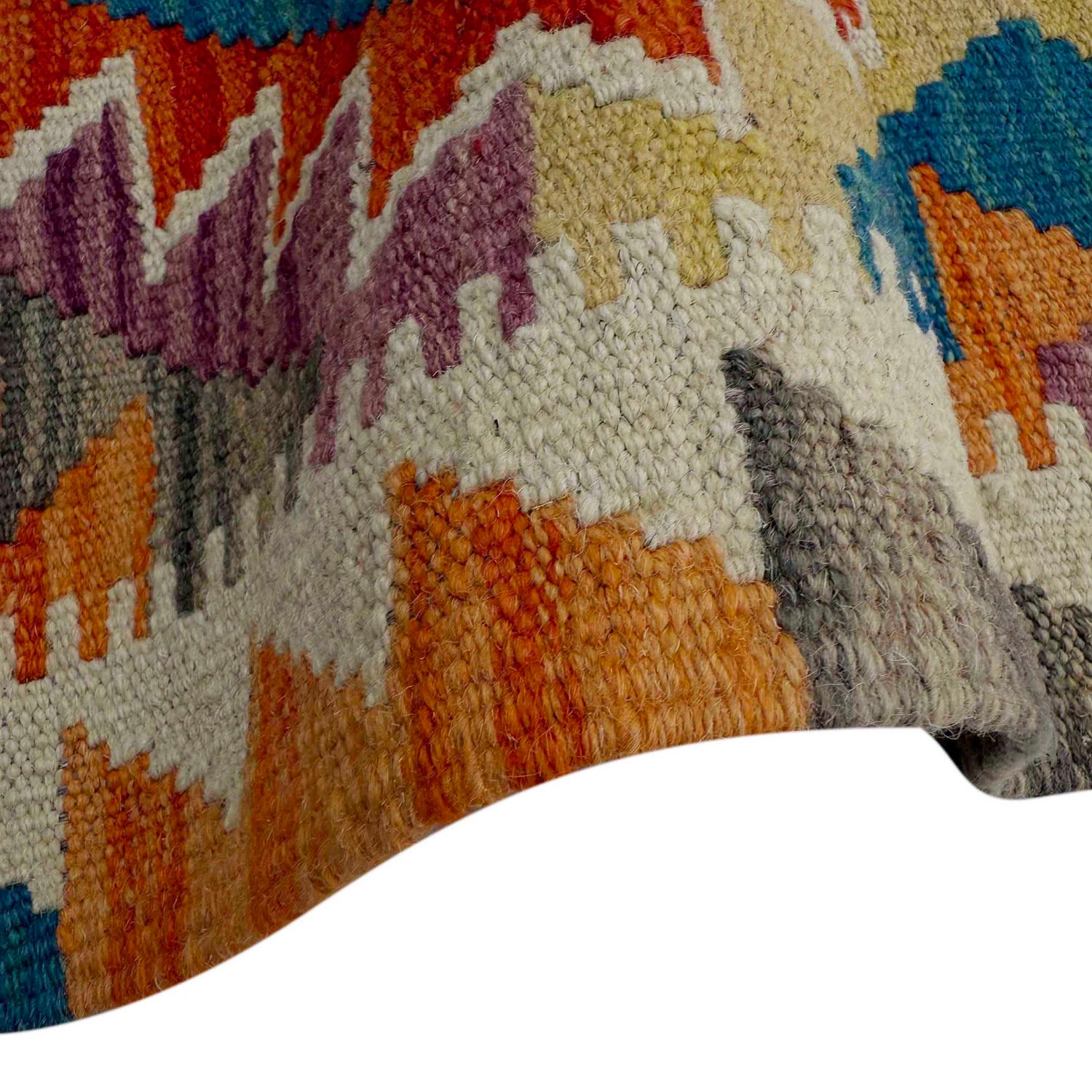 Vegetable Kilim Runner 2' 7" x 6' 7" (ft)- No. P36984