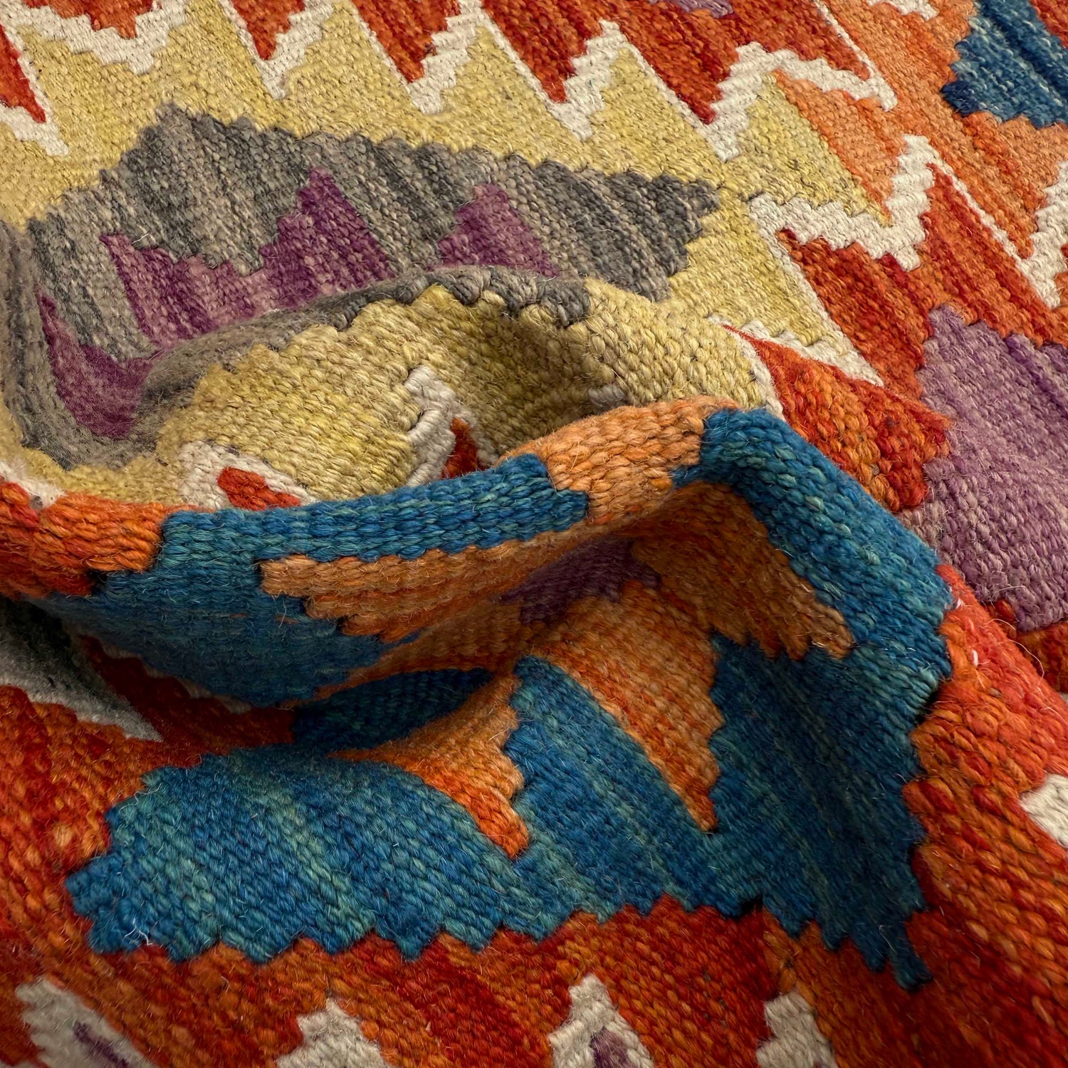 Vegetable Kilim Runner 2' 7" x 6' 7" (ft)- No. P36984