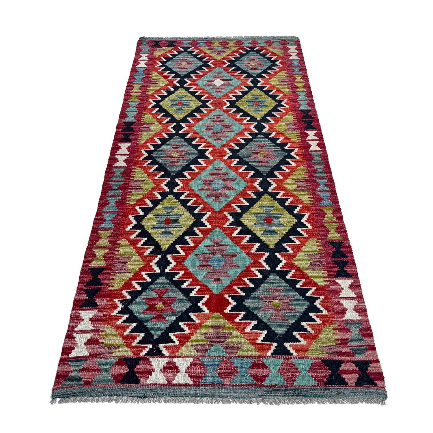 Vegetable Kelim Runner 2' 9" x 6' 7" (ft)- No. P36993