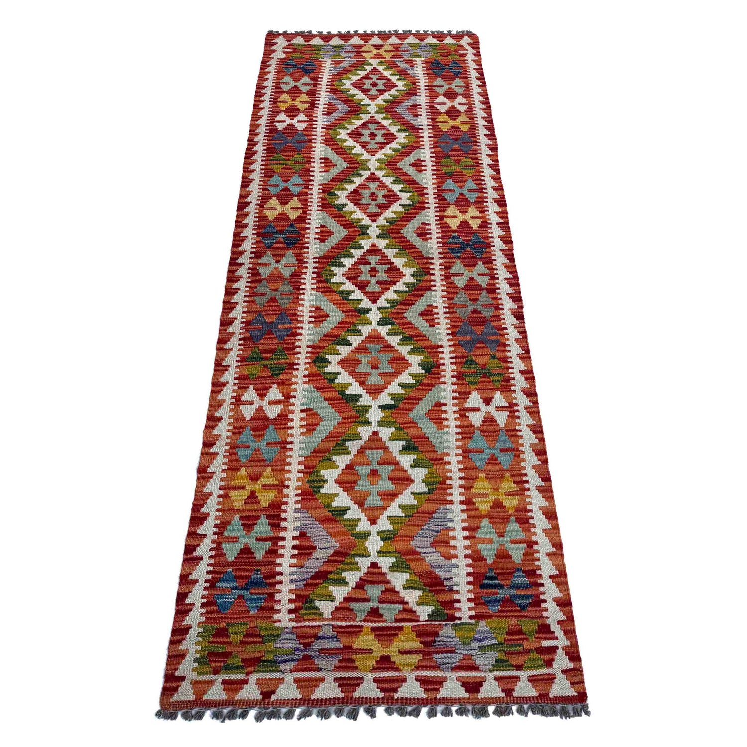 Vegetable Kilim Runner 2' 4" x 6' 11" (ft)- No. P36994