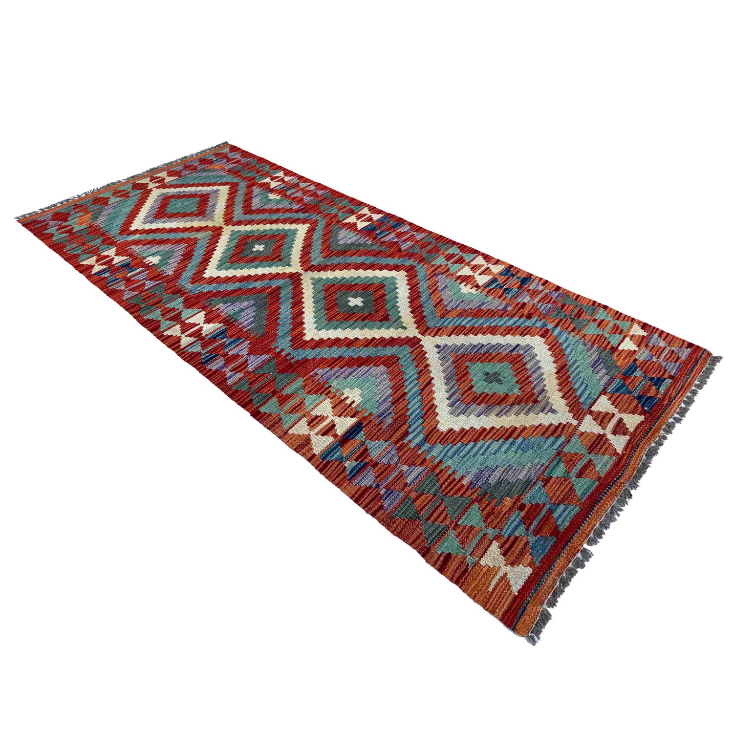 Vegetable Kelim Runner 2' 7" x 6' 4" (ft)- No. P37002