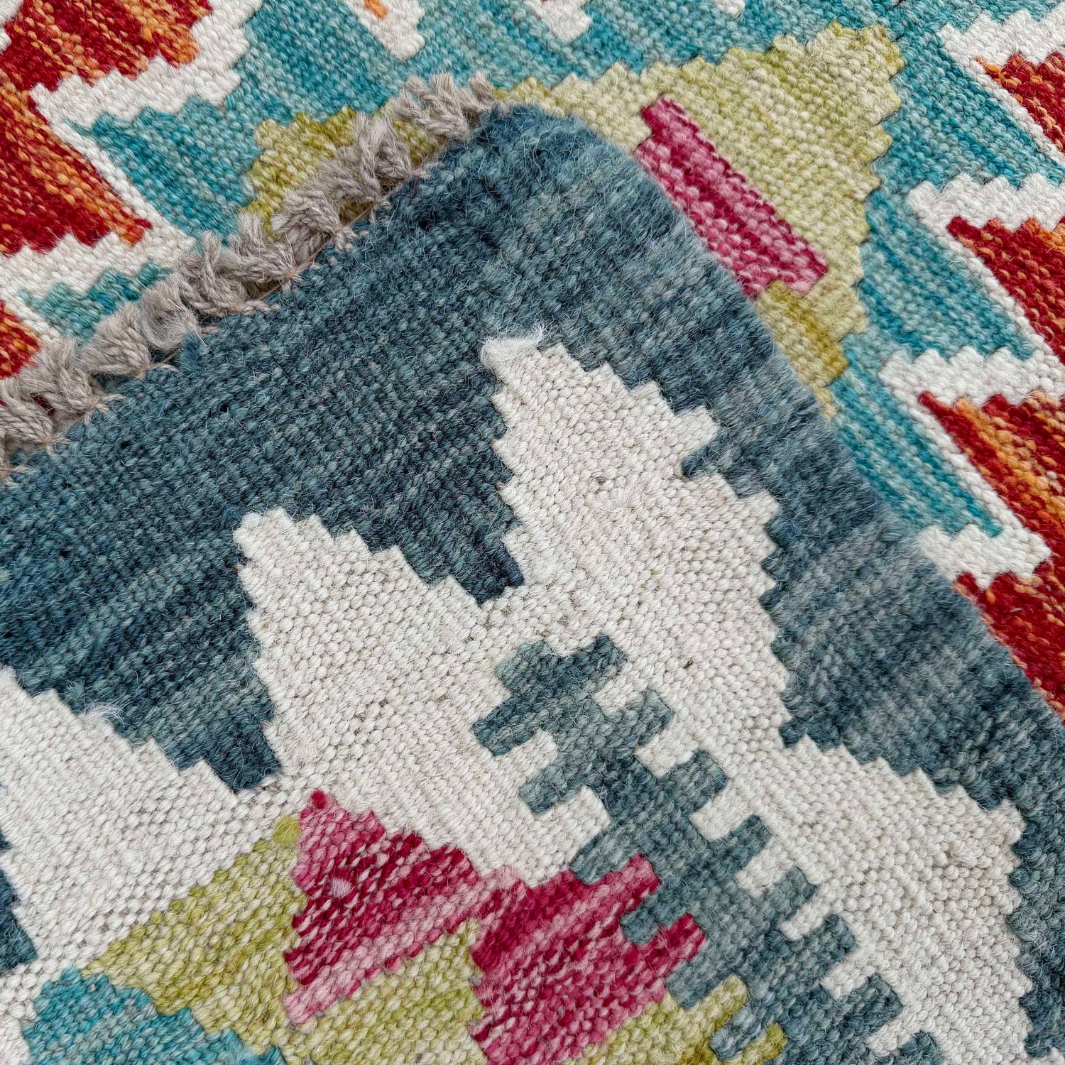 Vegetable Kelim Runner 2' 7" x 6' 3" (ft)- No. P37005
