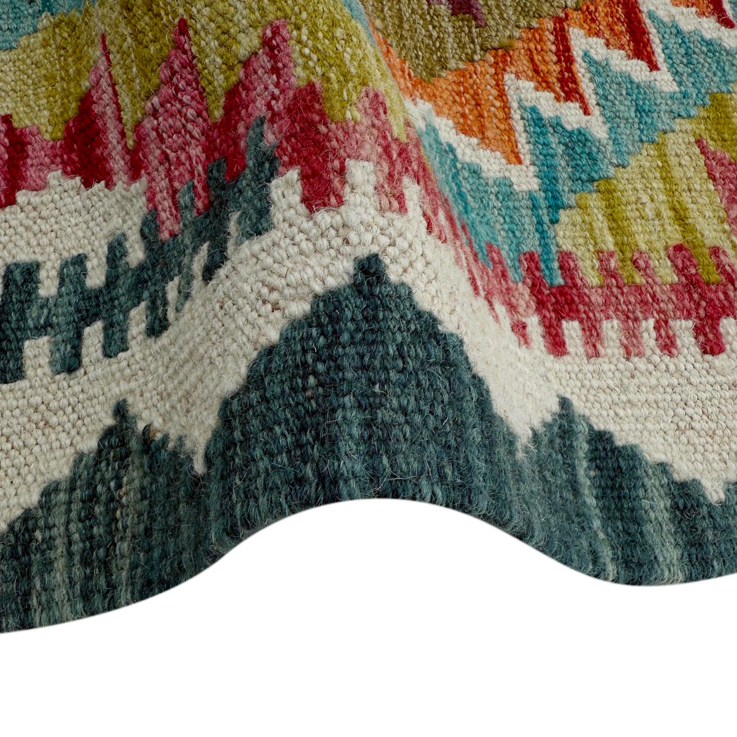 Vegetable Kelim Runner 2' 7" x 6' 3" (ft)- No. P37005