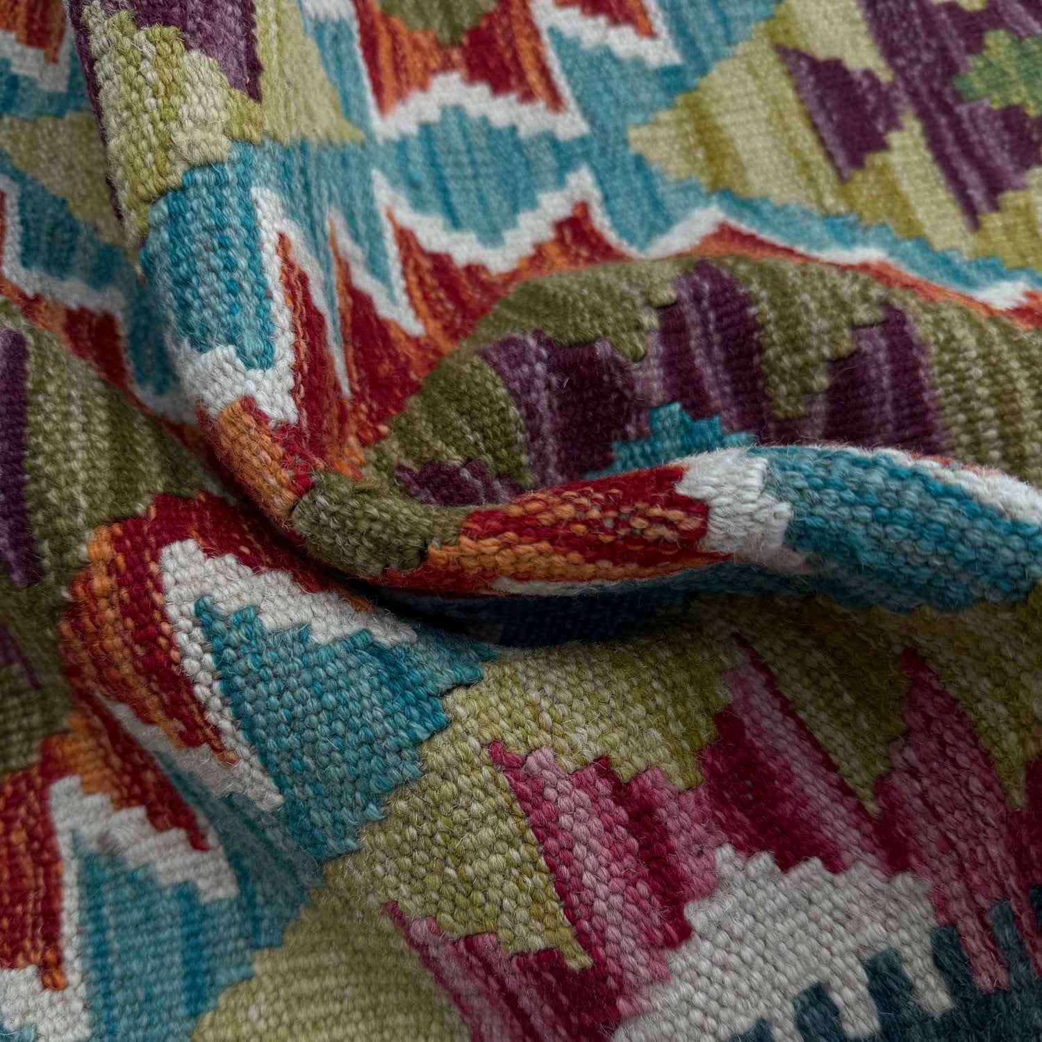 Vegetable Kelim Runner 2' 7" x 6' 3" (ft)- No. P37005