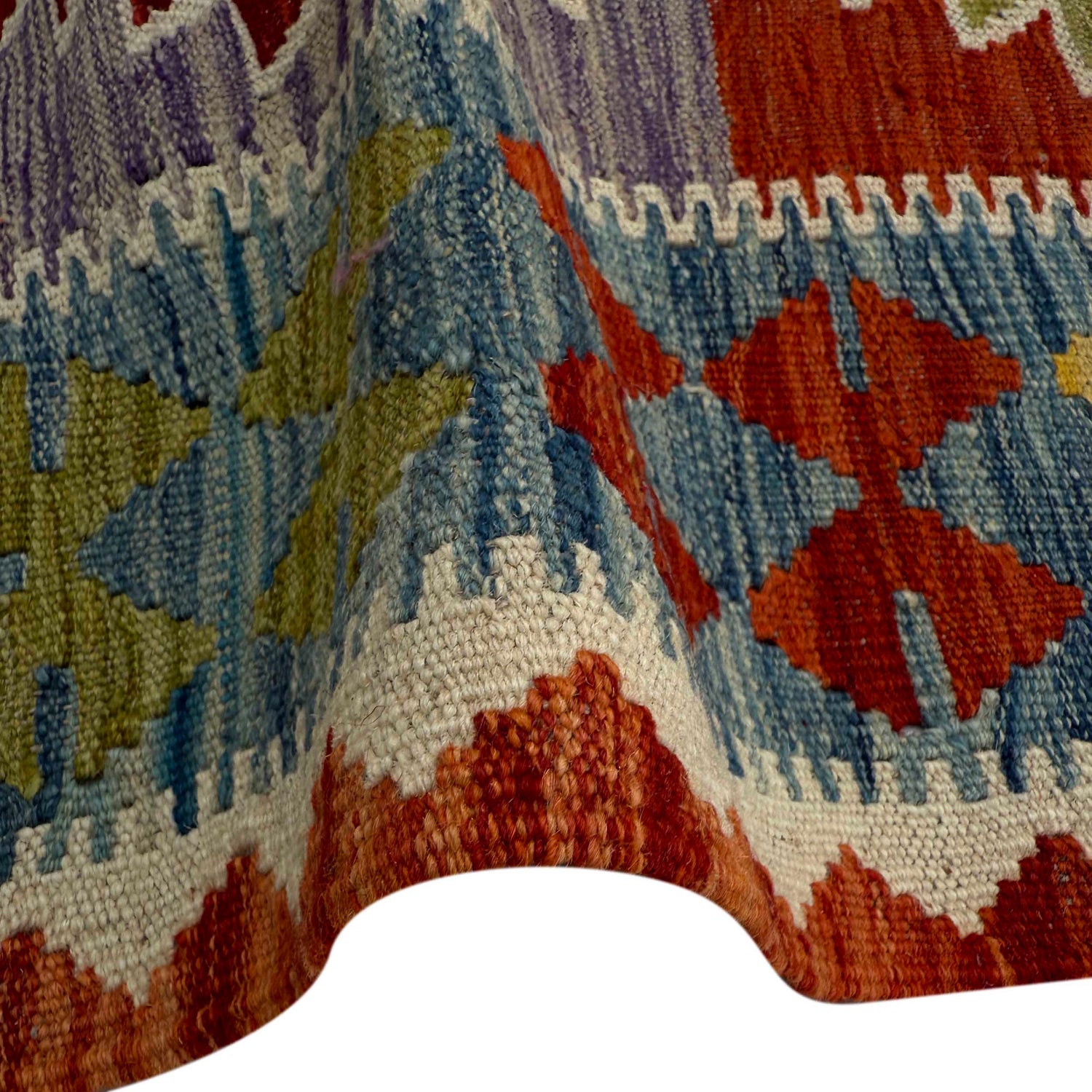 Vegetable Kilim Runner 2' 6" x 9' 4" (ft) - No. P37007