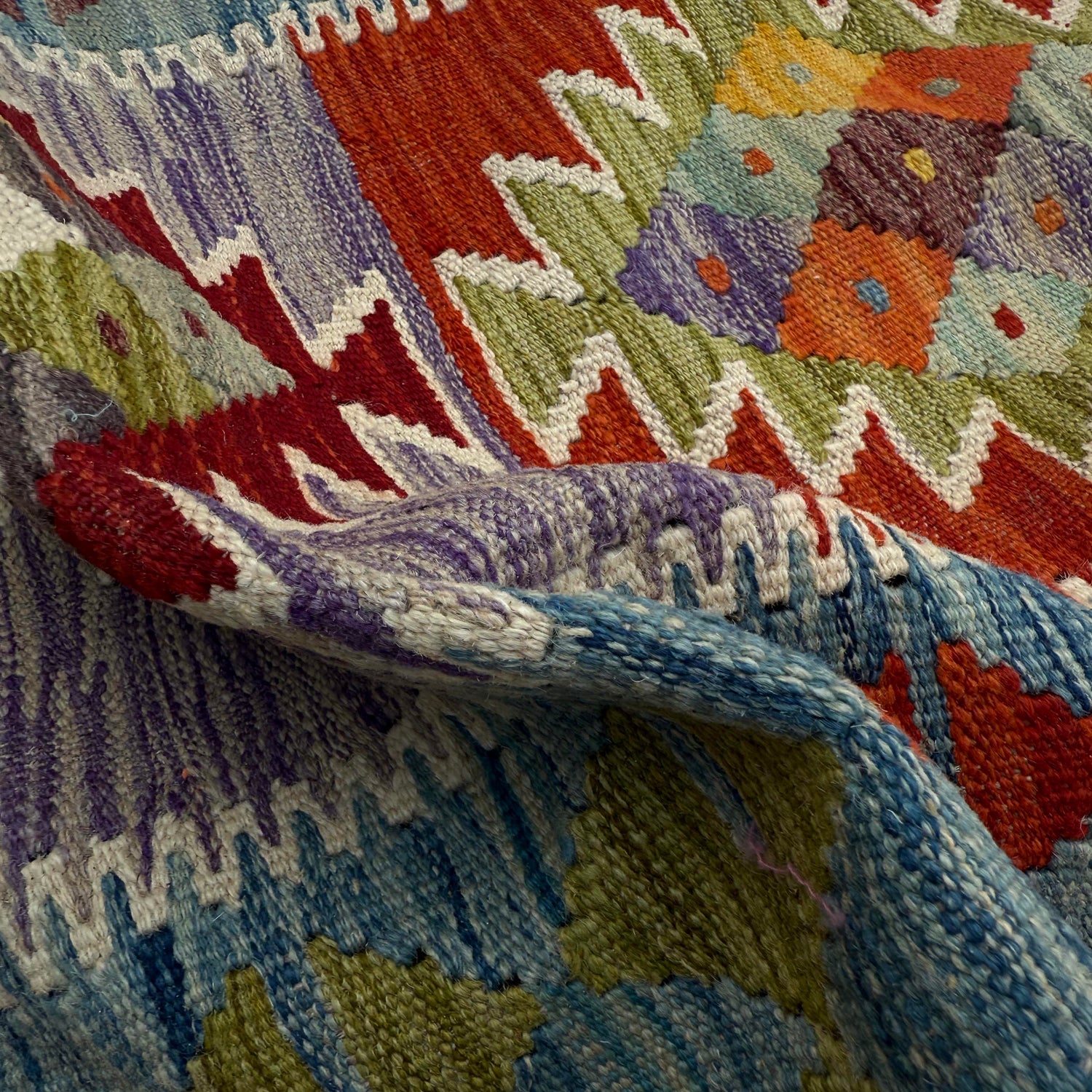 Vegetable Kilim Runner 2' 6" x 9' 4" (ft) - No. P37007