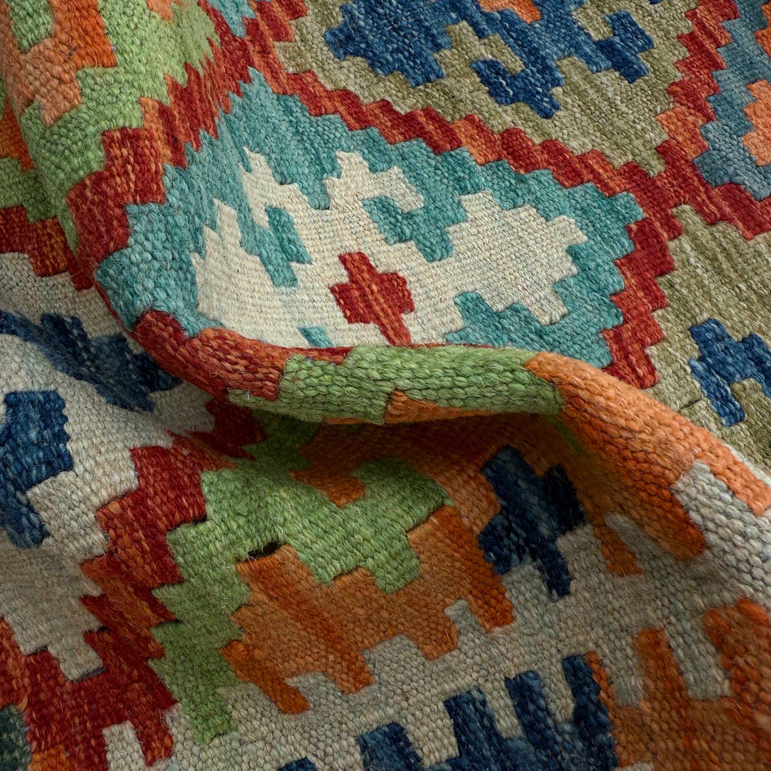 Vegetable Kelim Runner 2' 9" x 9' 7" (ft) - No. P37008