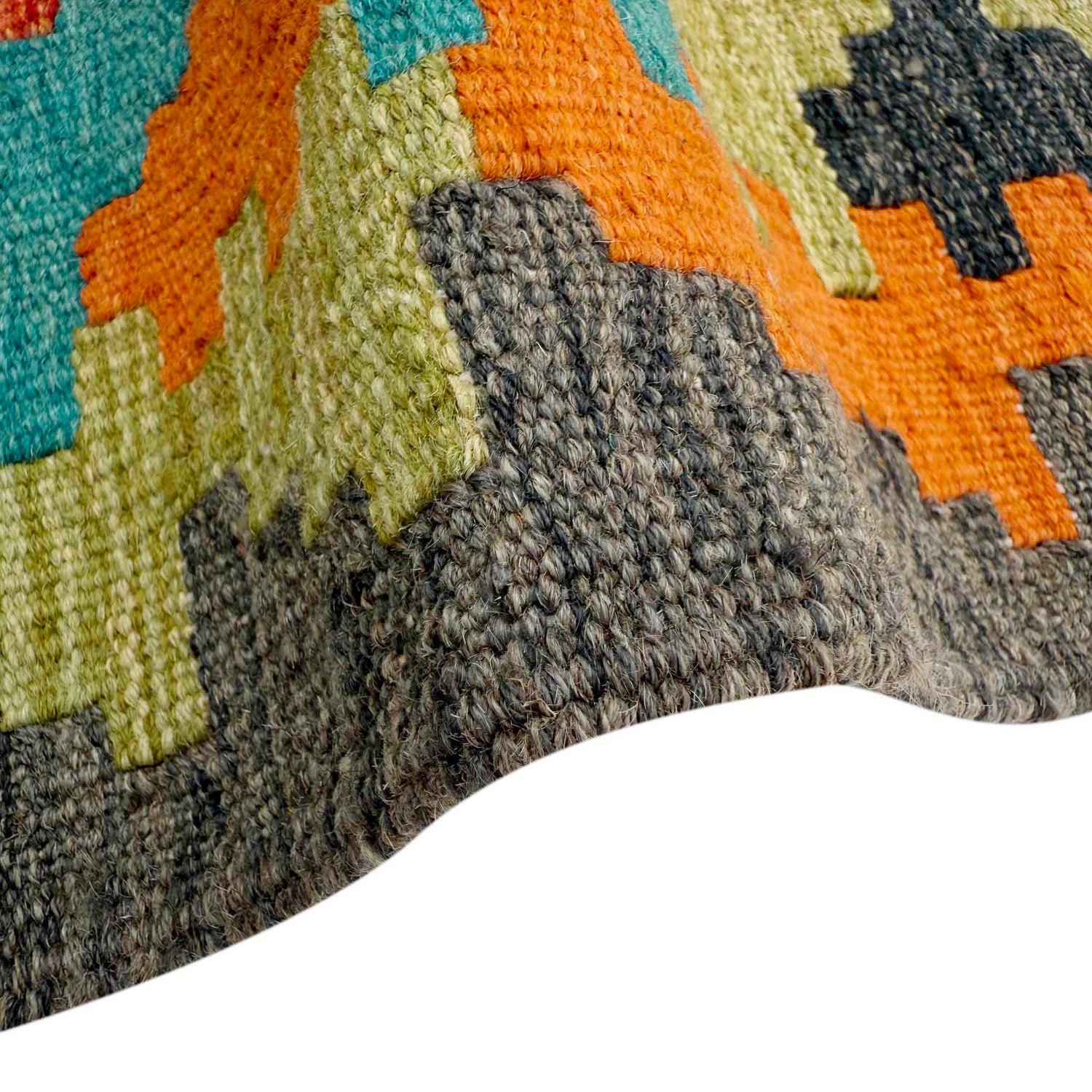 Vegetable Kilim Runner 2' 7" x 9' 9" (ft) - No. P37014