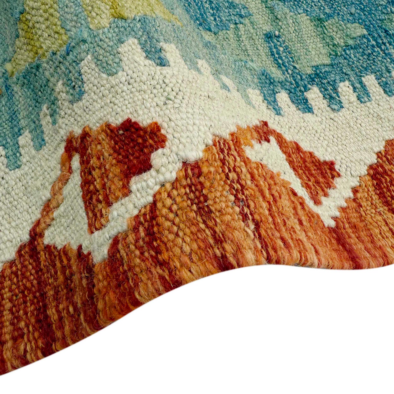 Vegetable Kelim Runner 2' 9" x 9' 8" (ft) - No. P37018