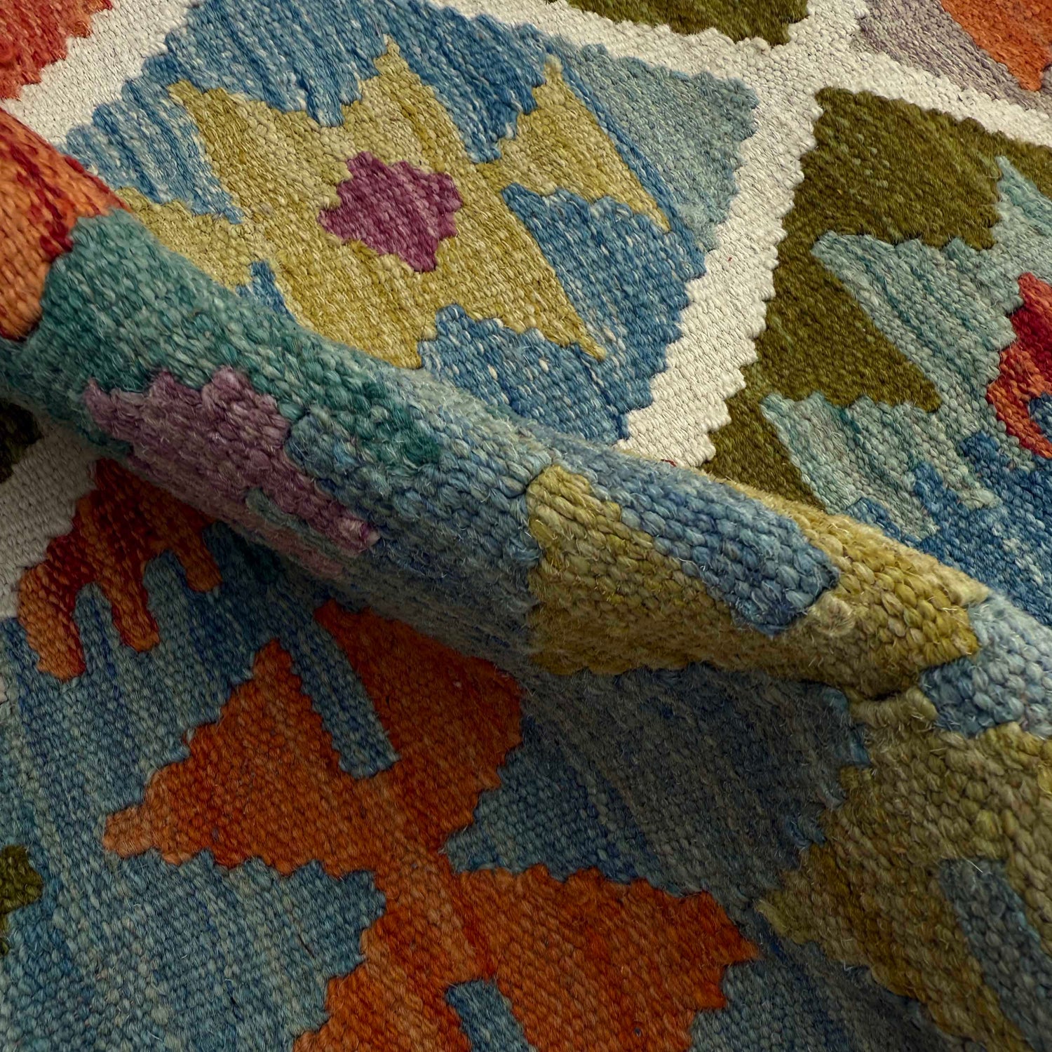 Vegetable Kelim Runner 2' 9" x 9' 8" (ft) - No. P37018