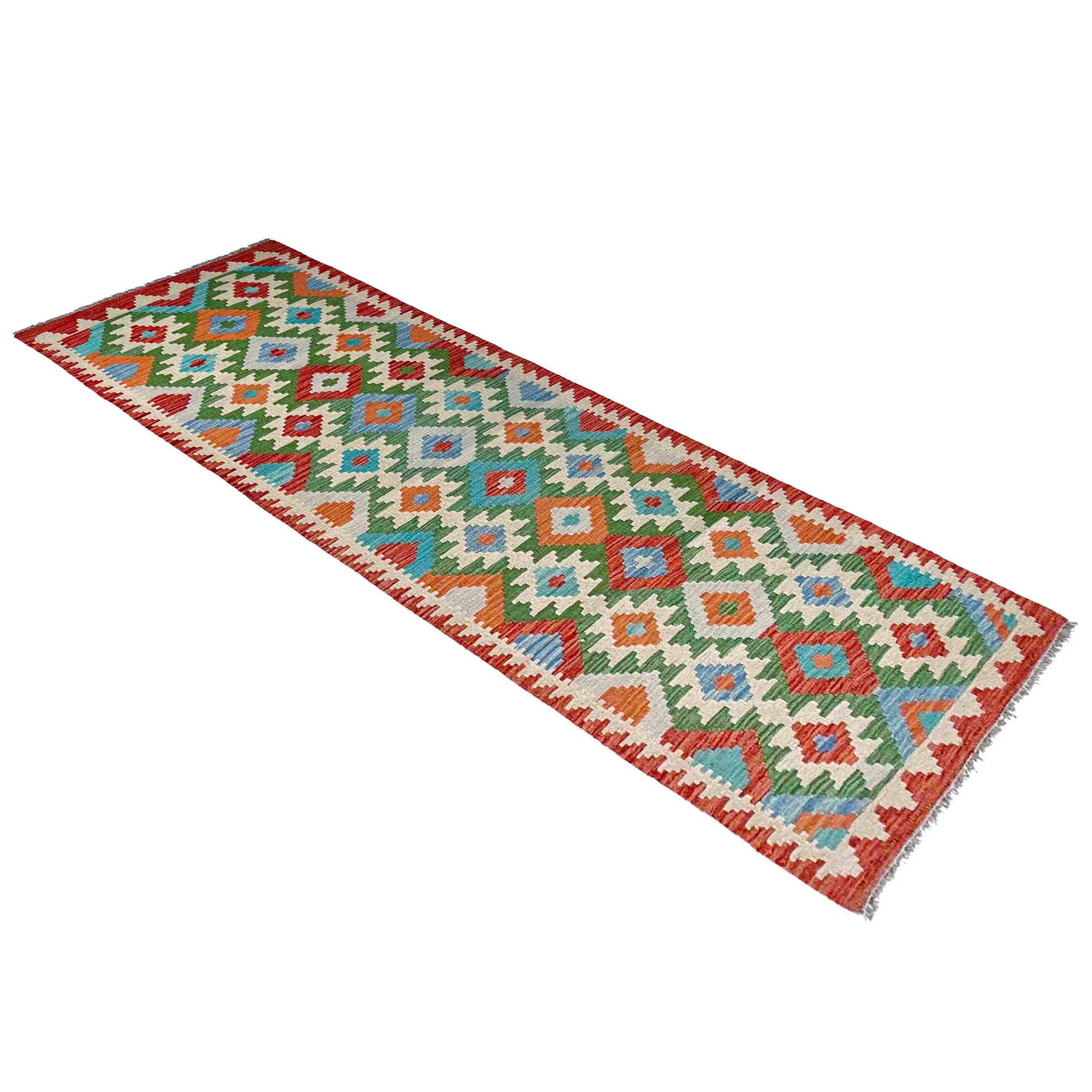 Vegetable Kilim Runner 2' 9" x 9' 8" (ft) - No. P37019