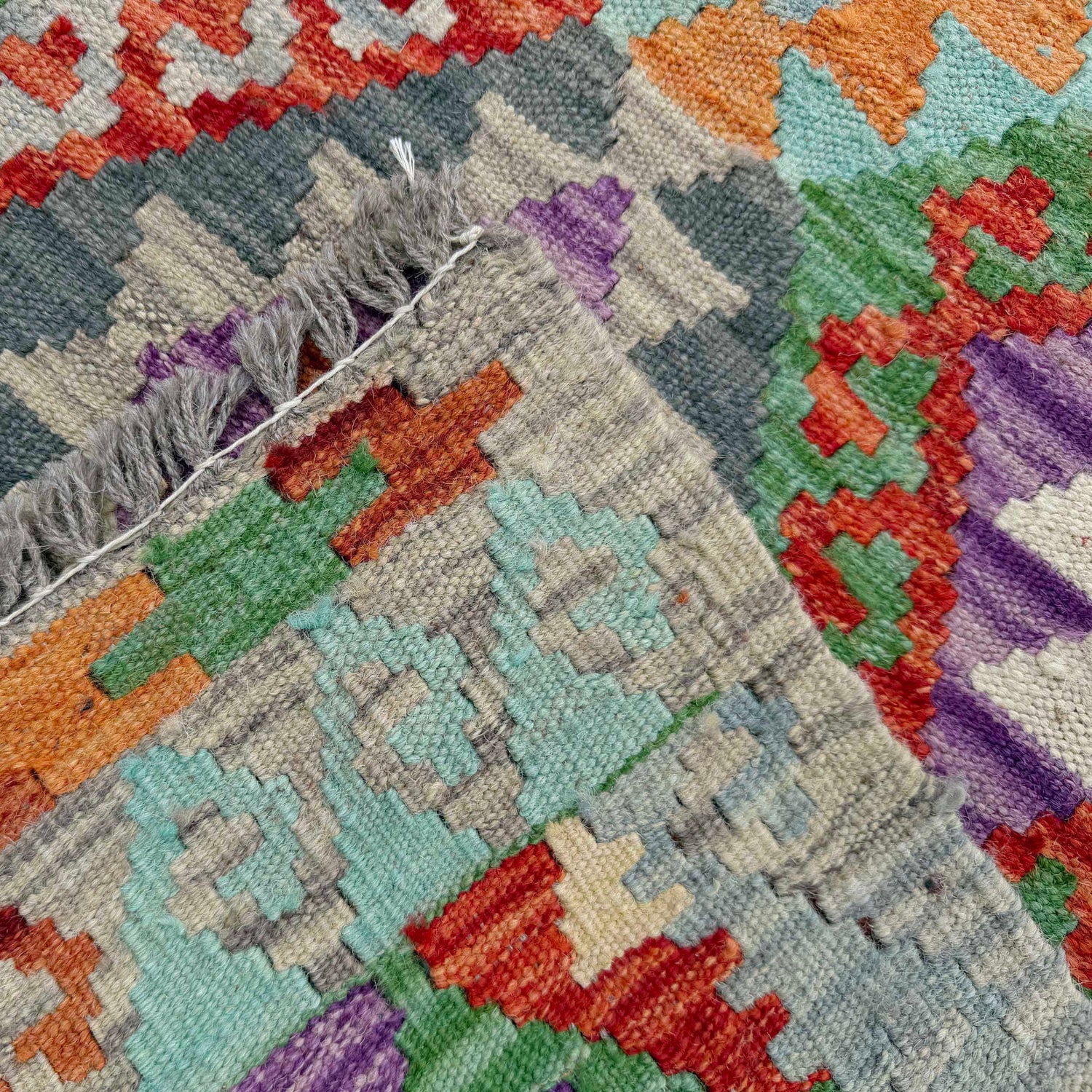 Vegetable Kilim Runner 2' 9" x 9' 11" (ft) - No. P37020
