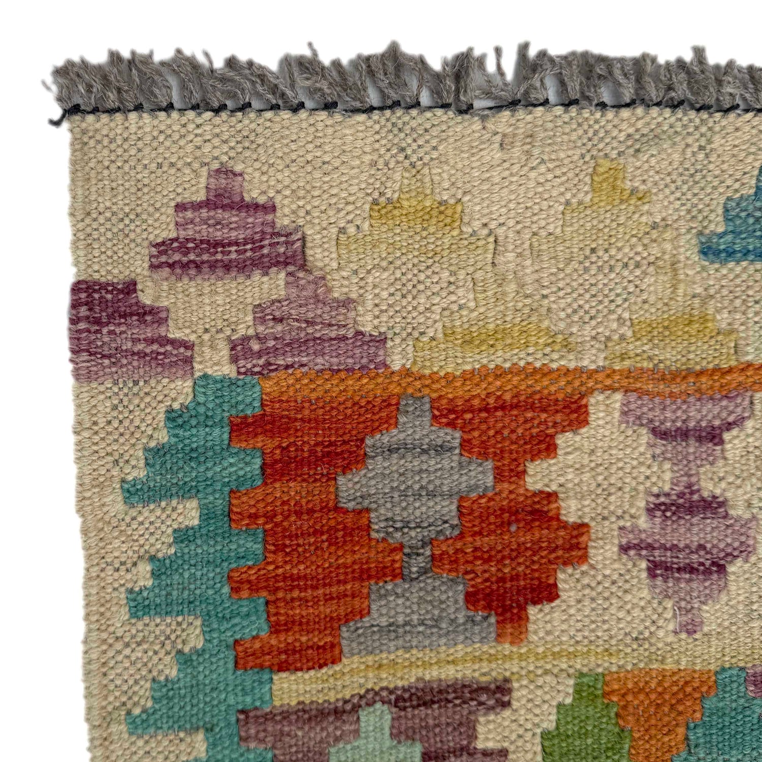 Vegetable Kelim Runner 2' 7" x 9' 9" (ft) - No. P37022