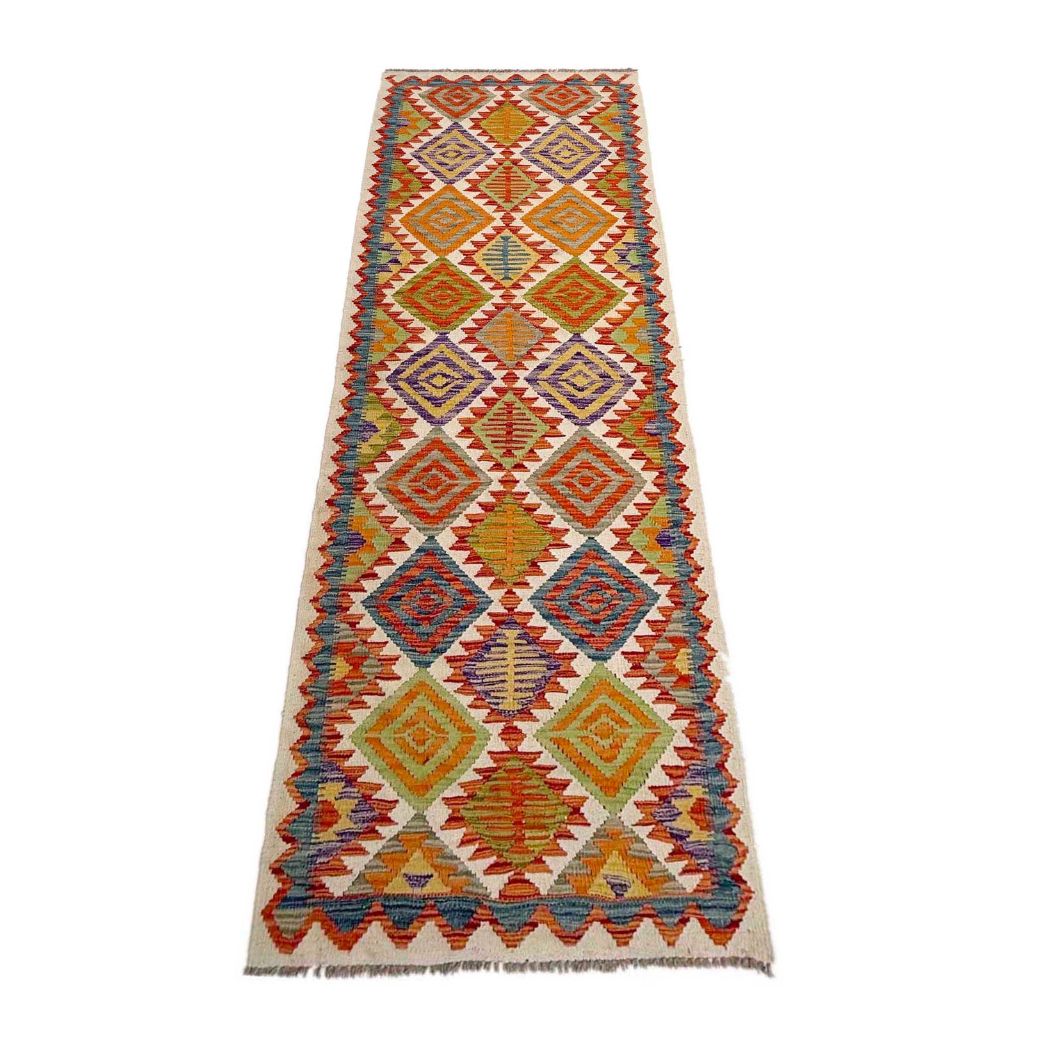 Vegetable Kilim Runner 2' 9" x 10' 2" (ft) - No. P37024