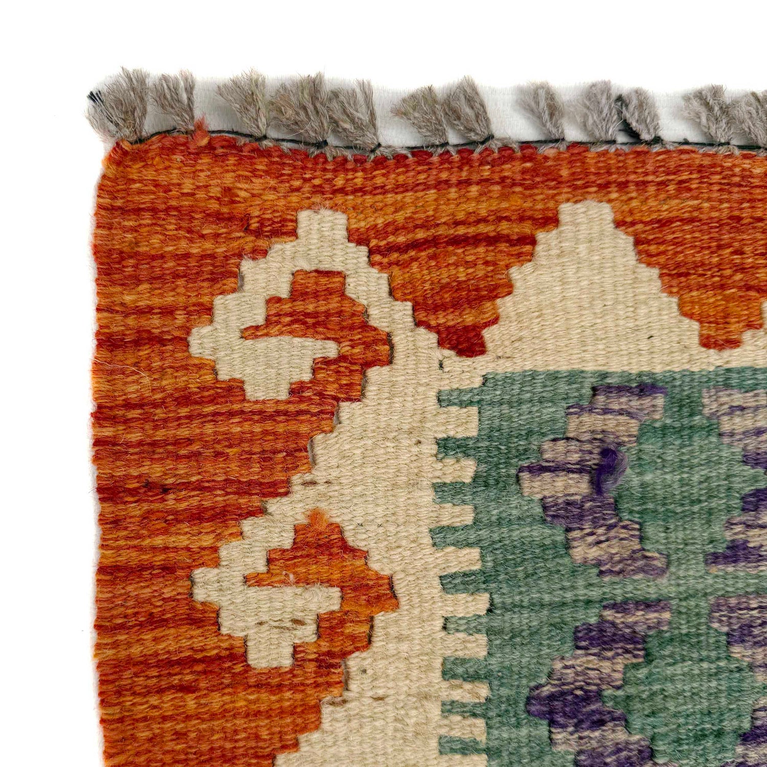 Vegetable Kelim Runner 2' 7" x 9' 1" (ft) - No. P37032