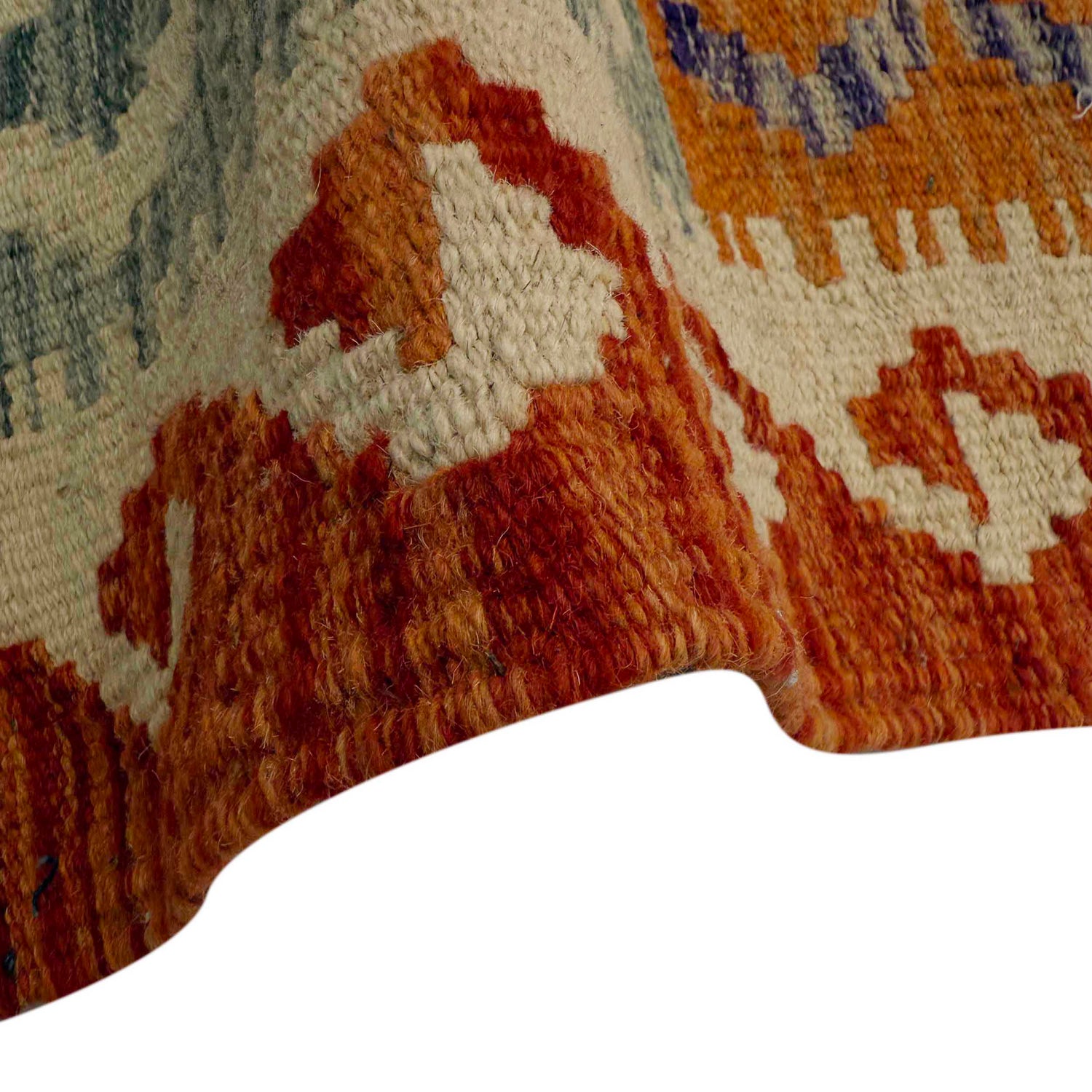 Vegetable Kelim Runner 2' 7" x 9' 1" (ft) - No. P37032
