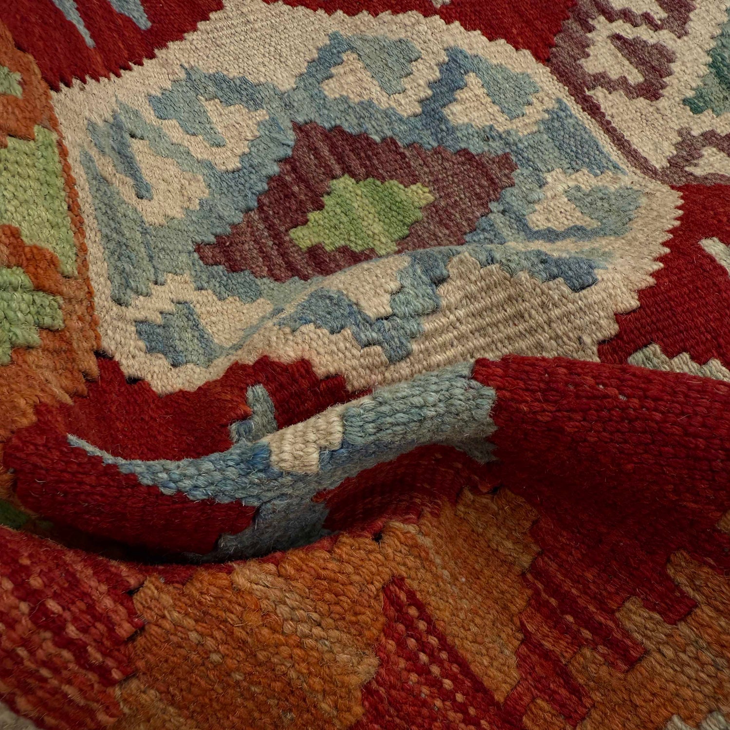 Vegetable Kilim Runner 2' 7" x 9' 11" (ft) - No. P37033