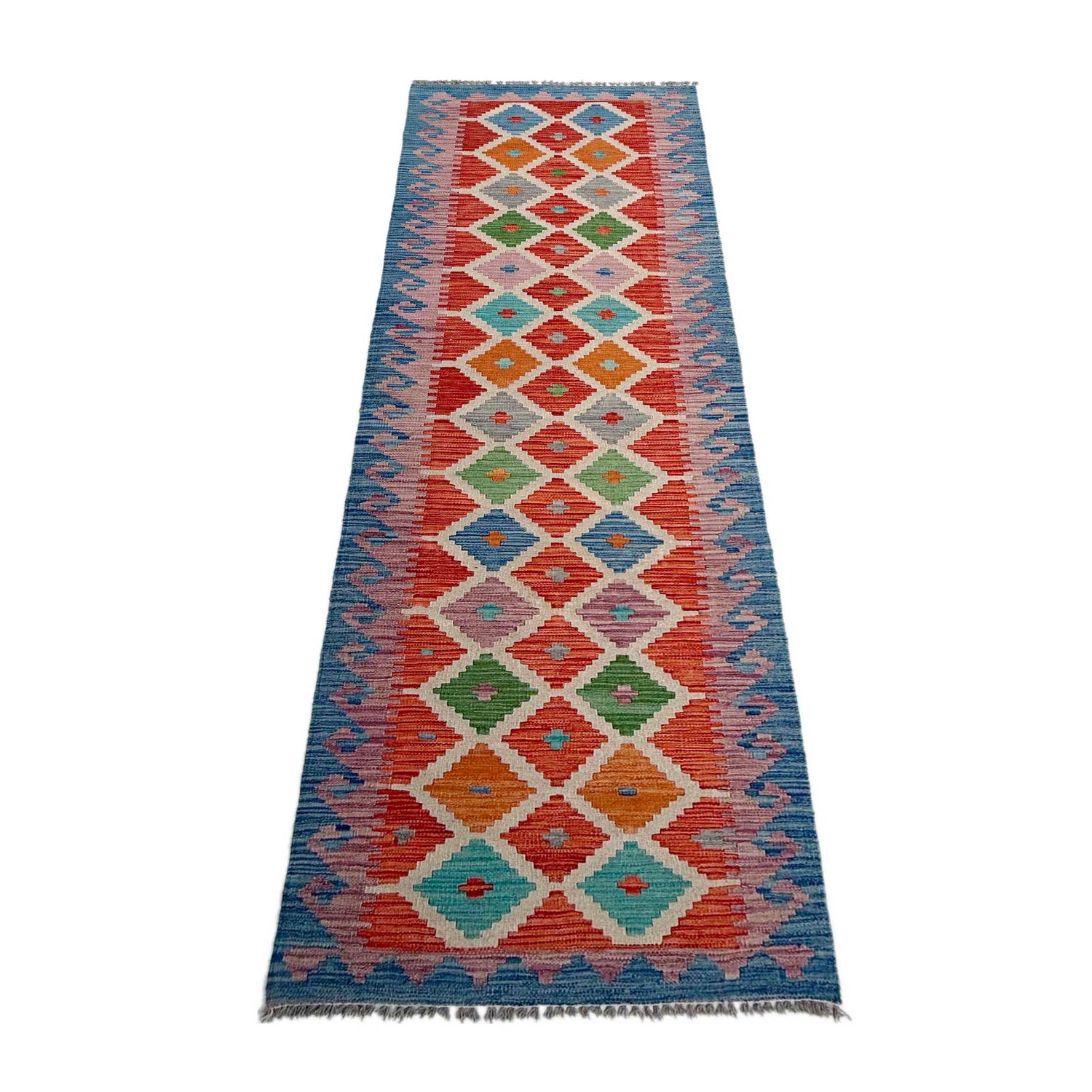 Vegetable Kelim Runner 2' 6" x 9' 9" (ft) - No. P37034
