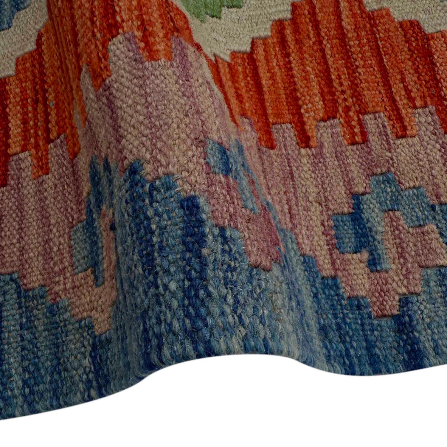Vegetable Kelim Runner 2' 6" x 9' 9" (ft) - No. P37034