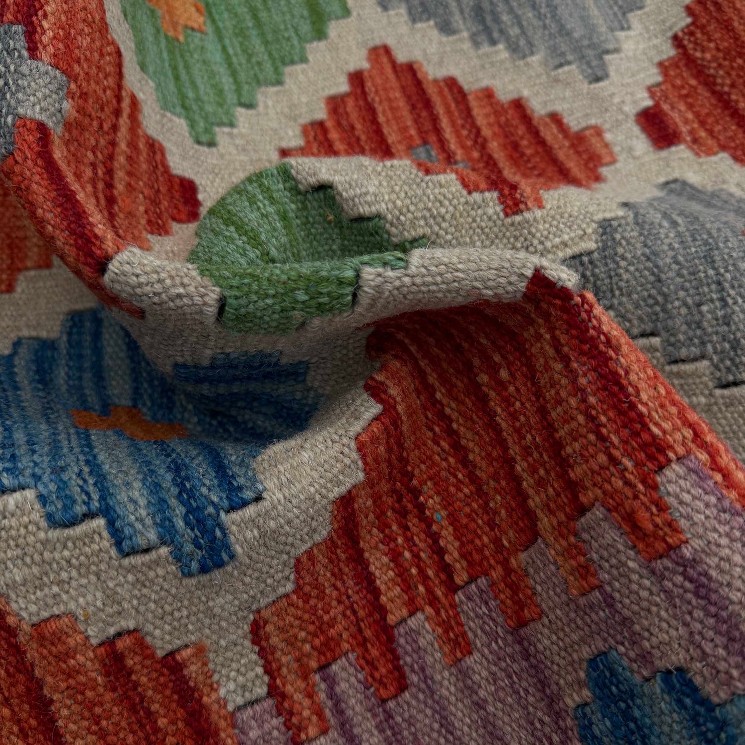 Vegetable Kelim Runner 2' 6" x 9' 9" (ft) - No. P37034