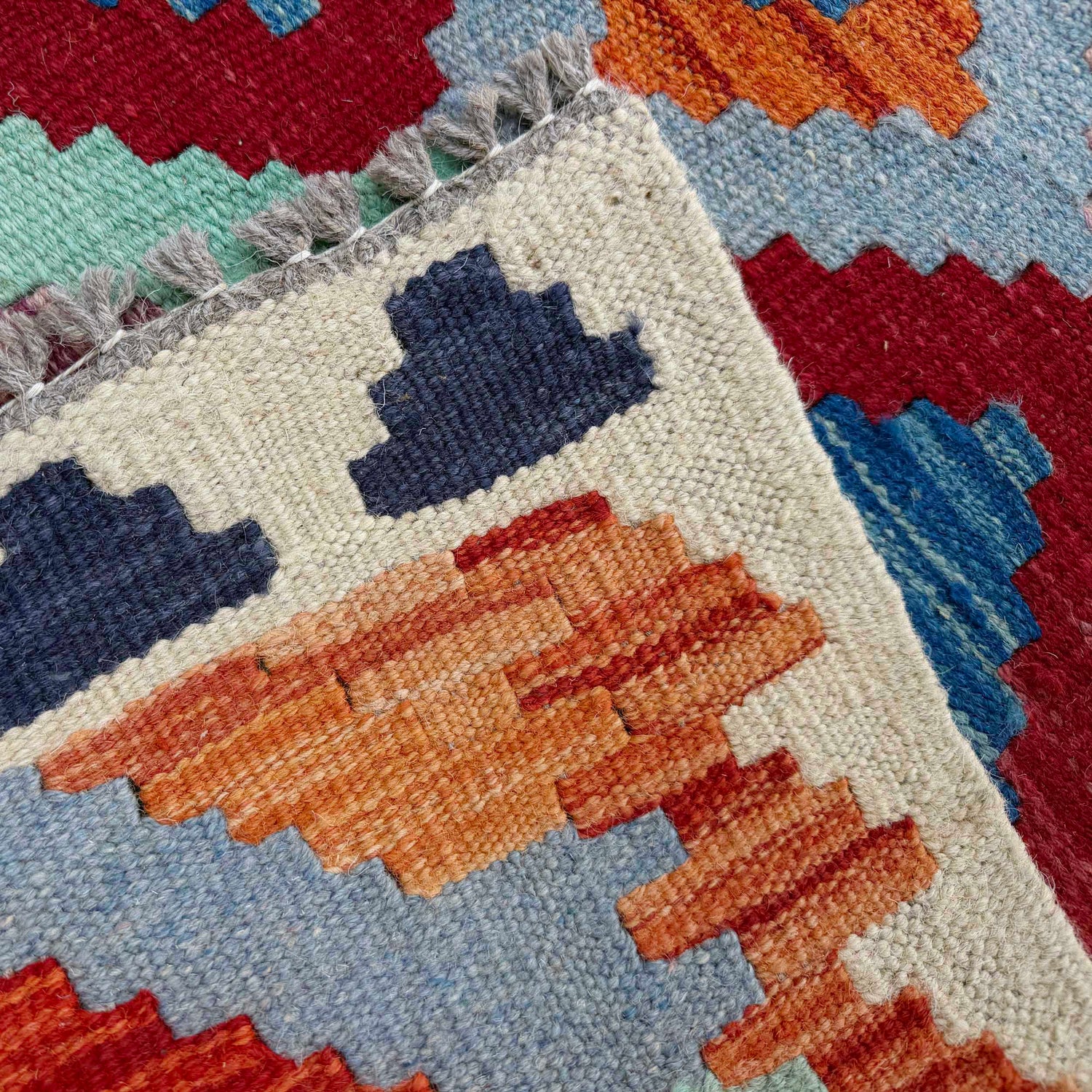 Vegetable Kelim Runner 2' 4" x 7' 11" (ft) - No. P37036
