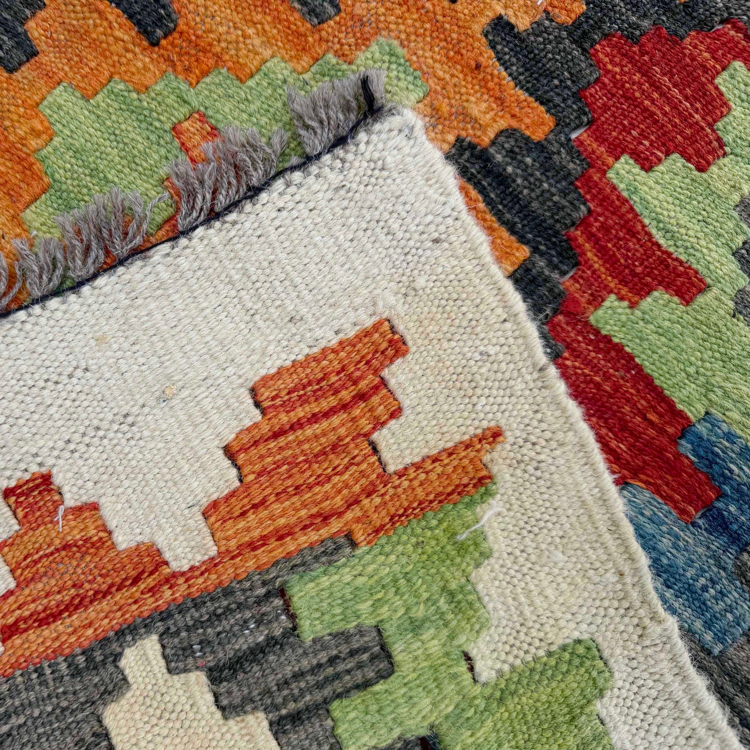 Vegetable Kilim Runner 2' 7" x 9' 3" (ft) - No. P37039