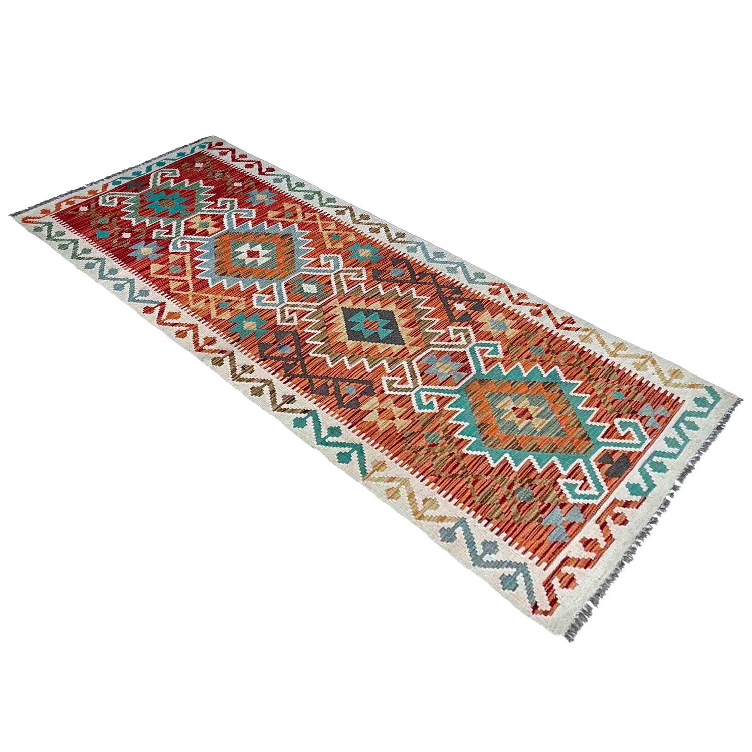 Vegetable Kelim Runner 2' 9" x 9' 9" (ft) - No. P37040