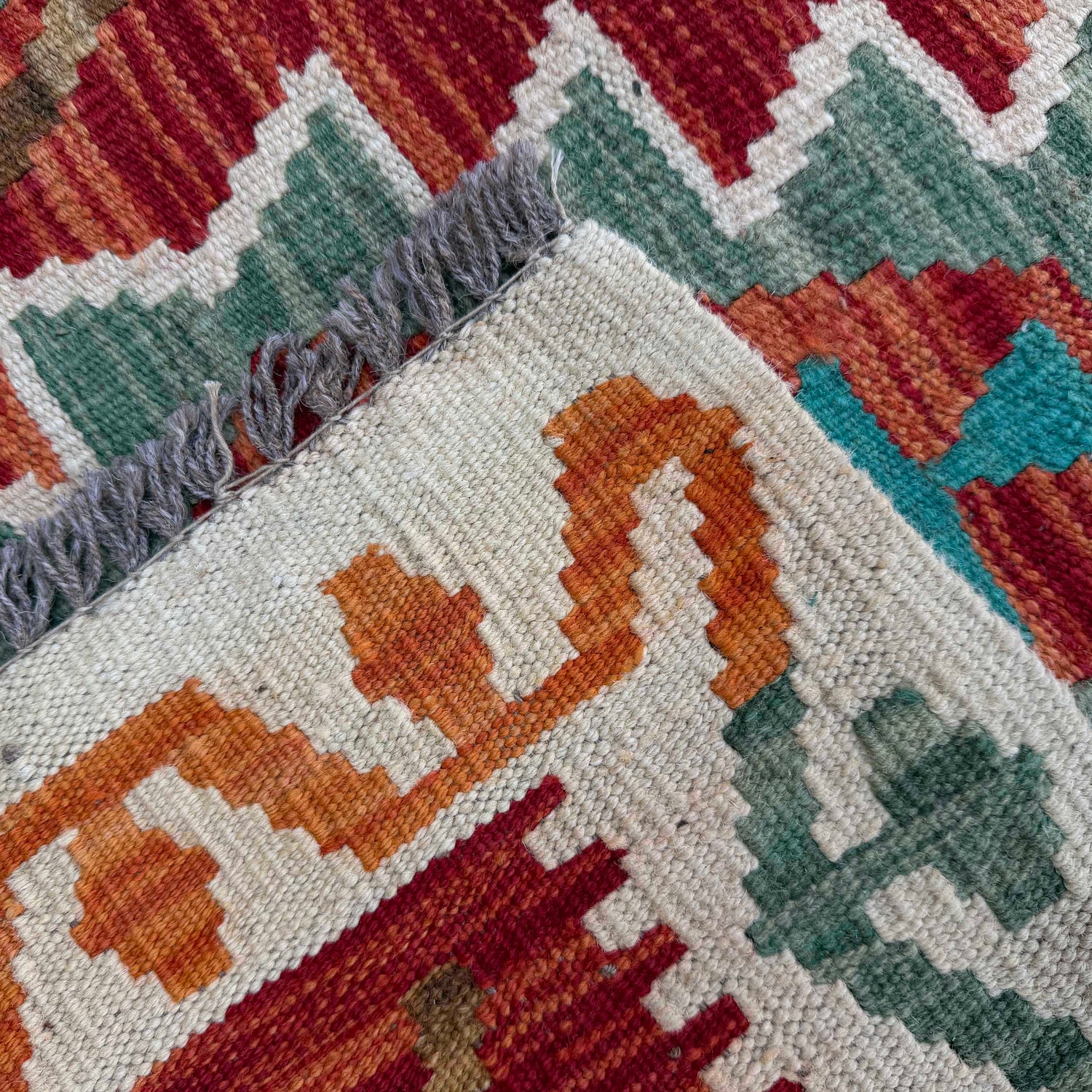 Vegetable Kelim Runner 2' 9" x 9' 9" (ft) - No. P37040