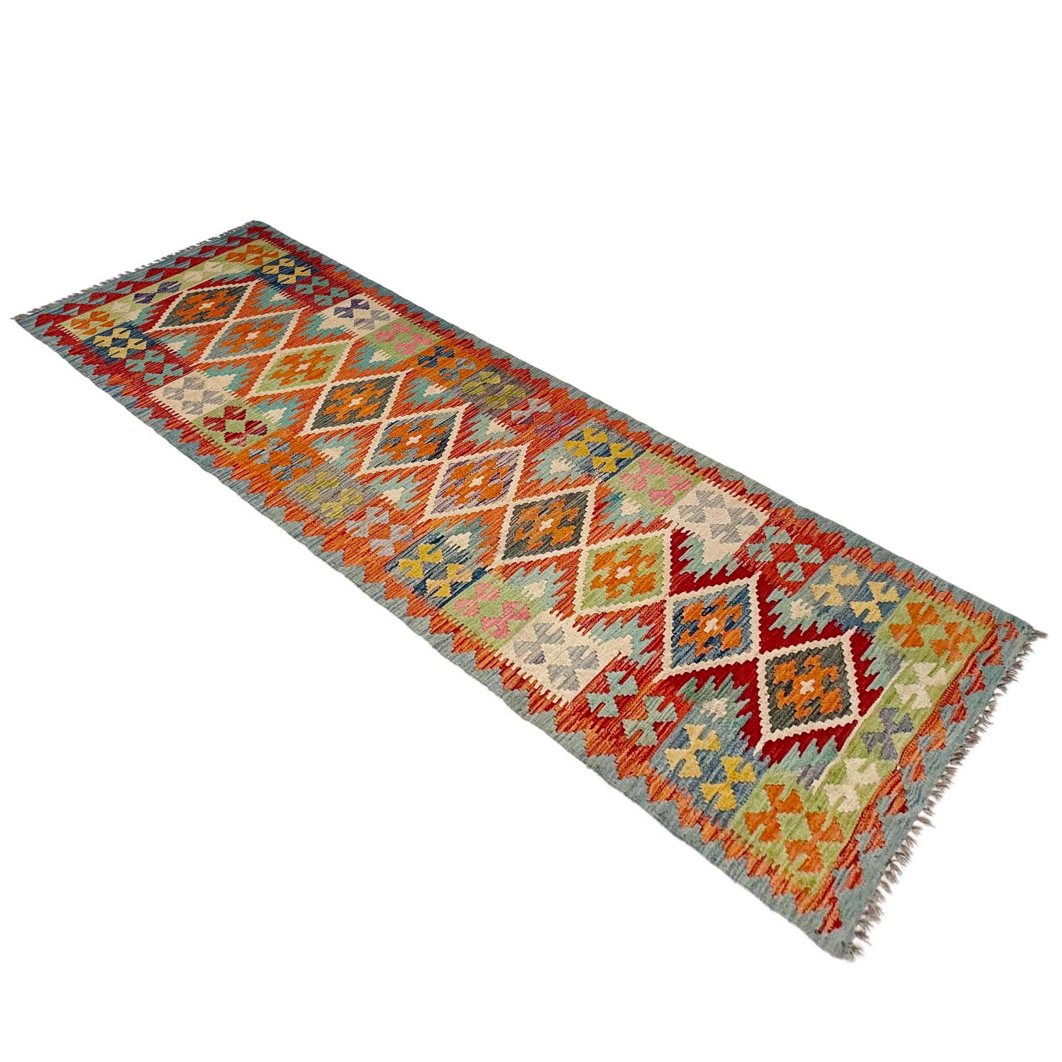 Vegetable Kilim Runner 2' 11" x 9' 5" (ft) - No. P37042