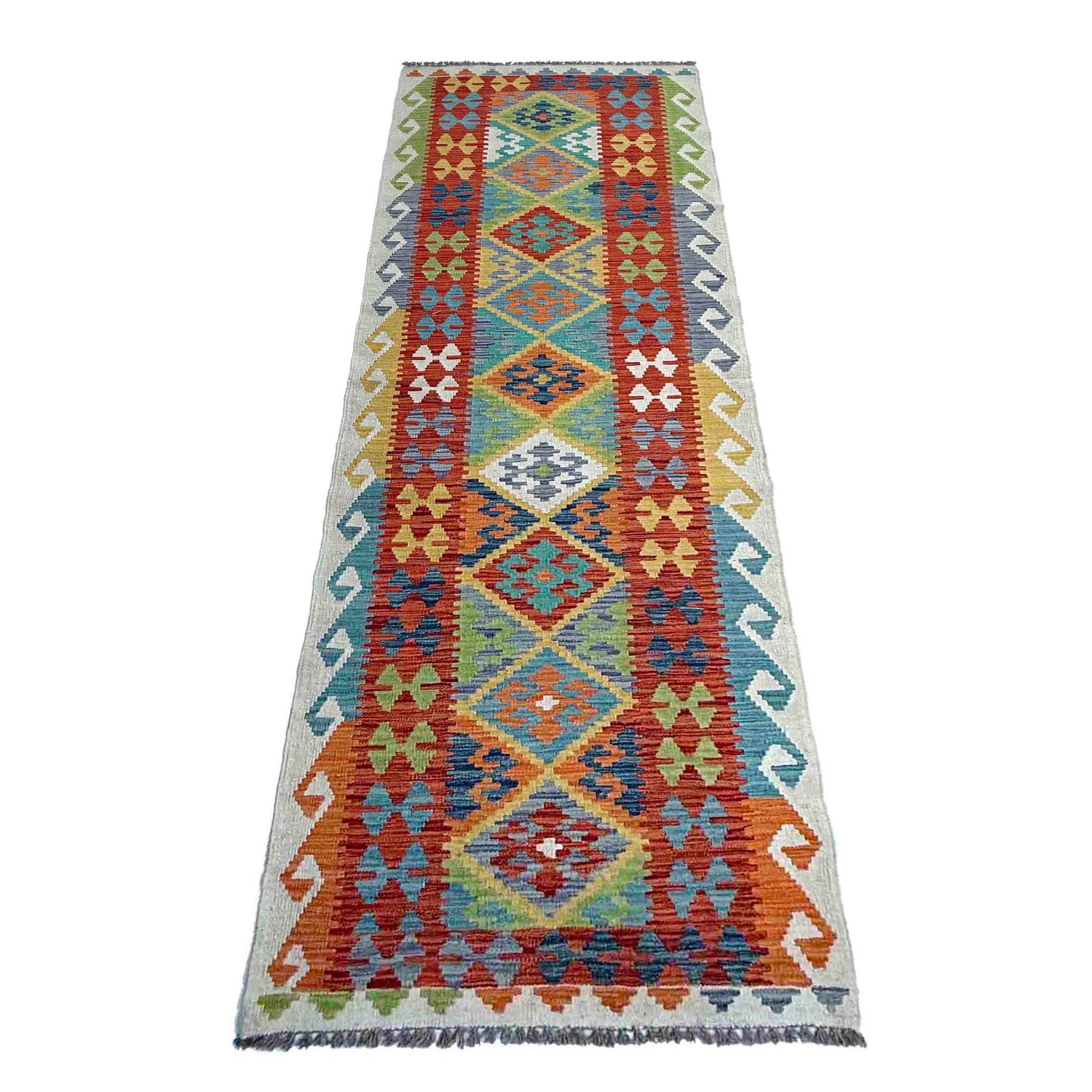 Vegetable Kilim Runner 2' 7" x 9' 8" (ft) - No. P37043