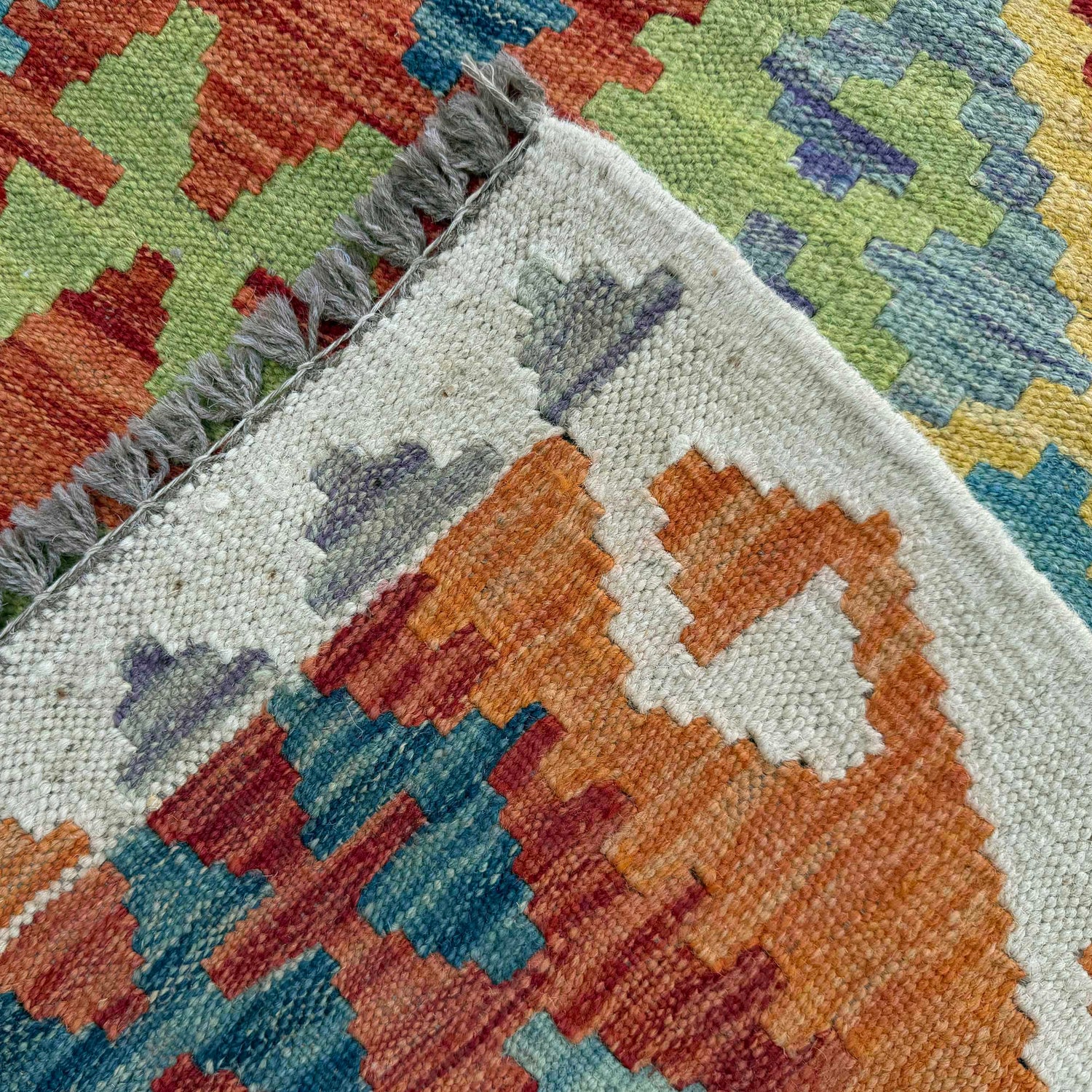 Vegetable Kilim Runner 2' 7" x 9' 8" (ft) - No. P37043
