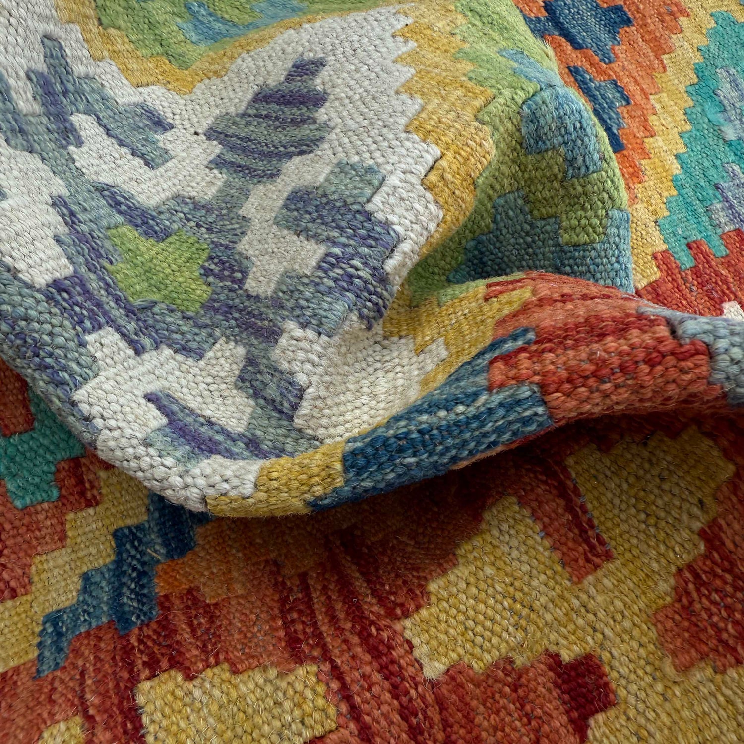 Vegetable Kilim Runner 2' 7" x 9' 8" (ft) - No. P37043