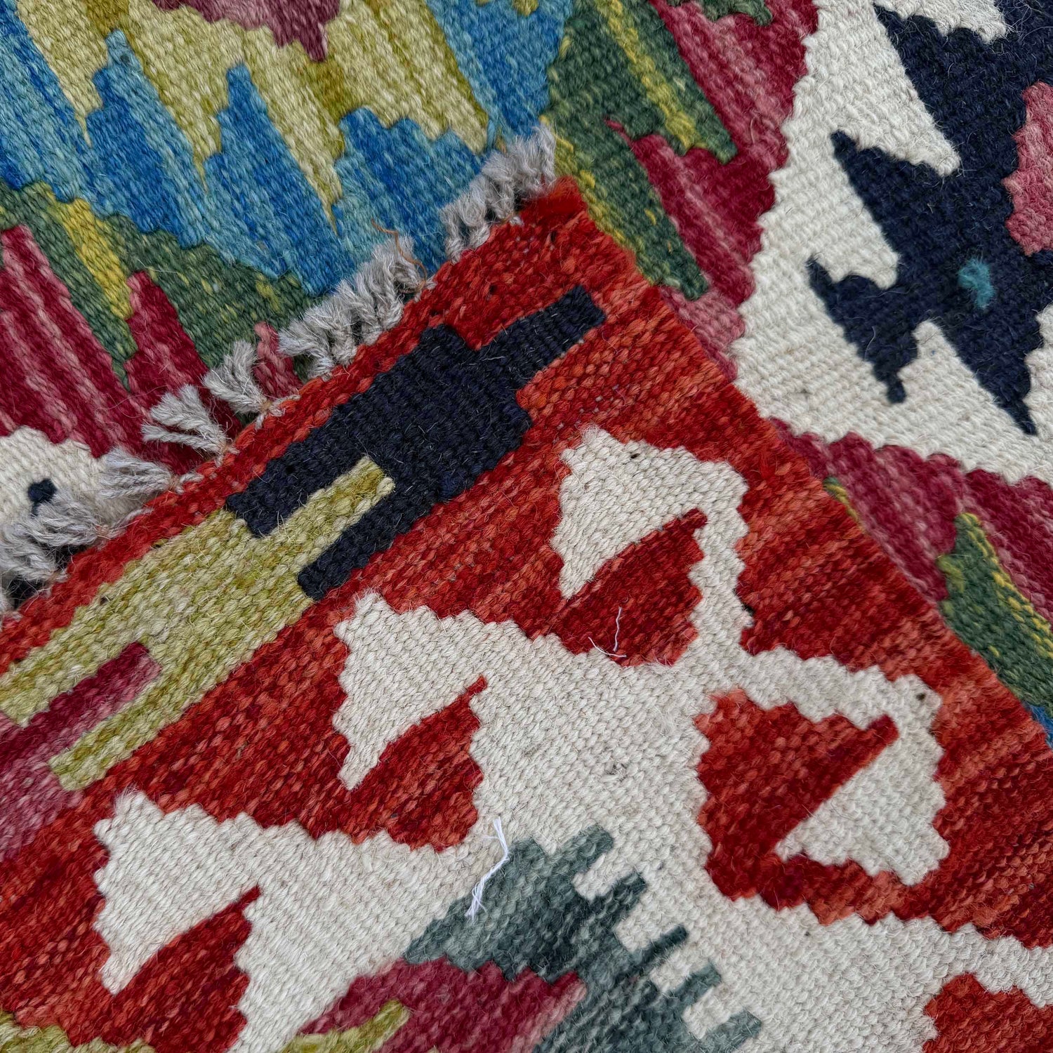 Handmade Vegetable Kilim 2' 9" x 4' 2" (ft) - No. P37053
