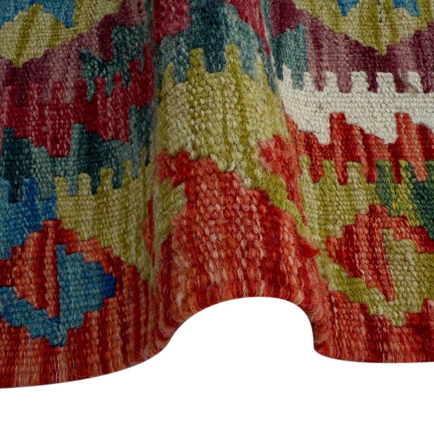 Handmade Vegetable Kilim 2' 9" x 4' 2" (ft) - No. P37053