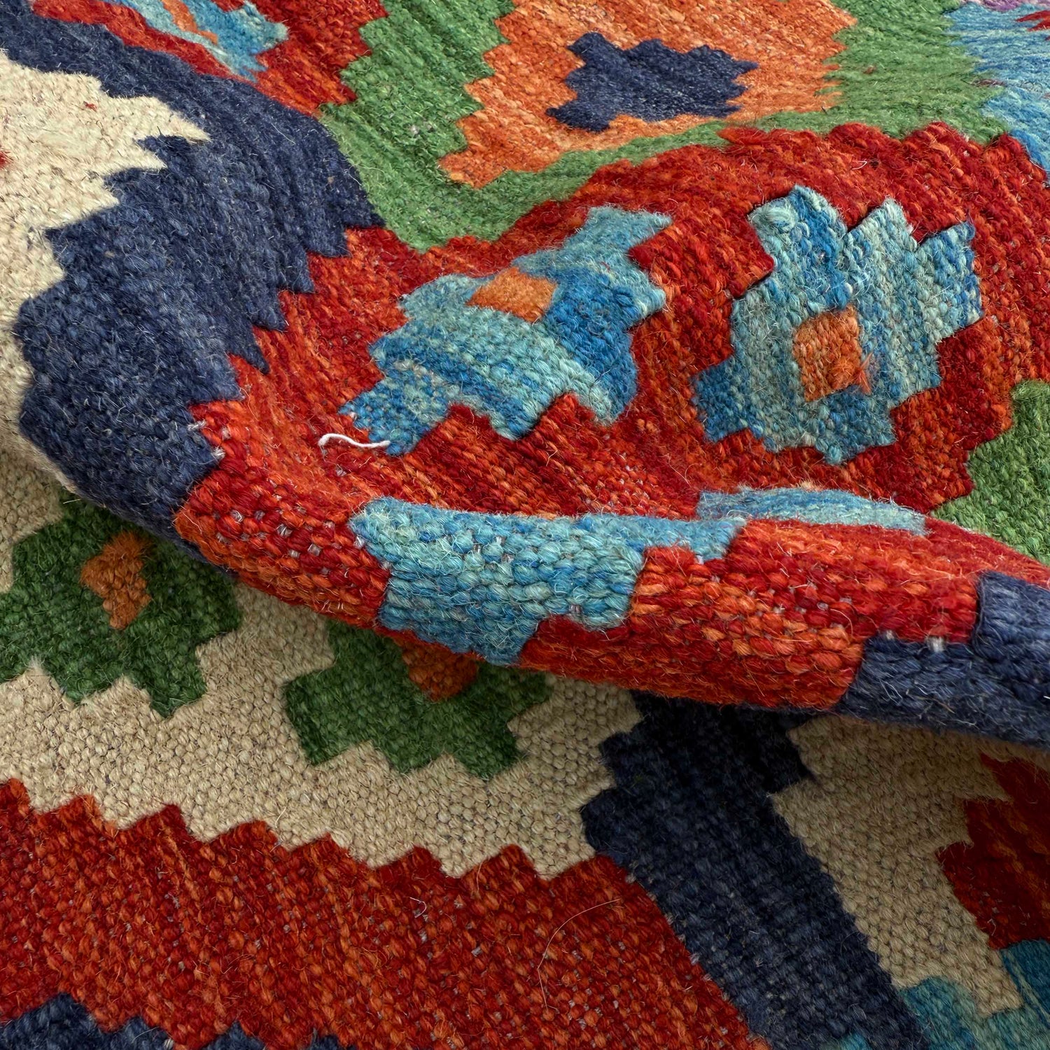 Vegetable Kilim Runner 2' 7" x 9' 6" (ft) - No. P37055