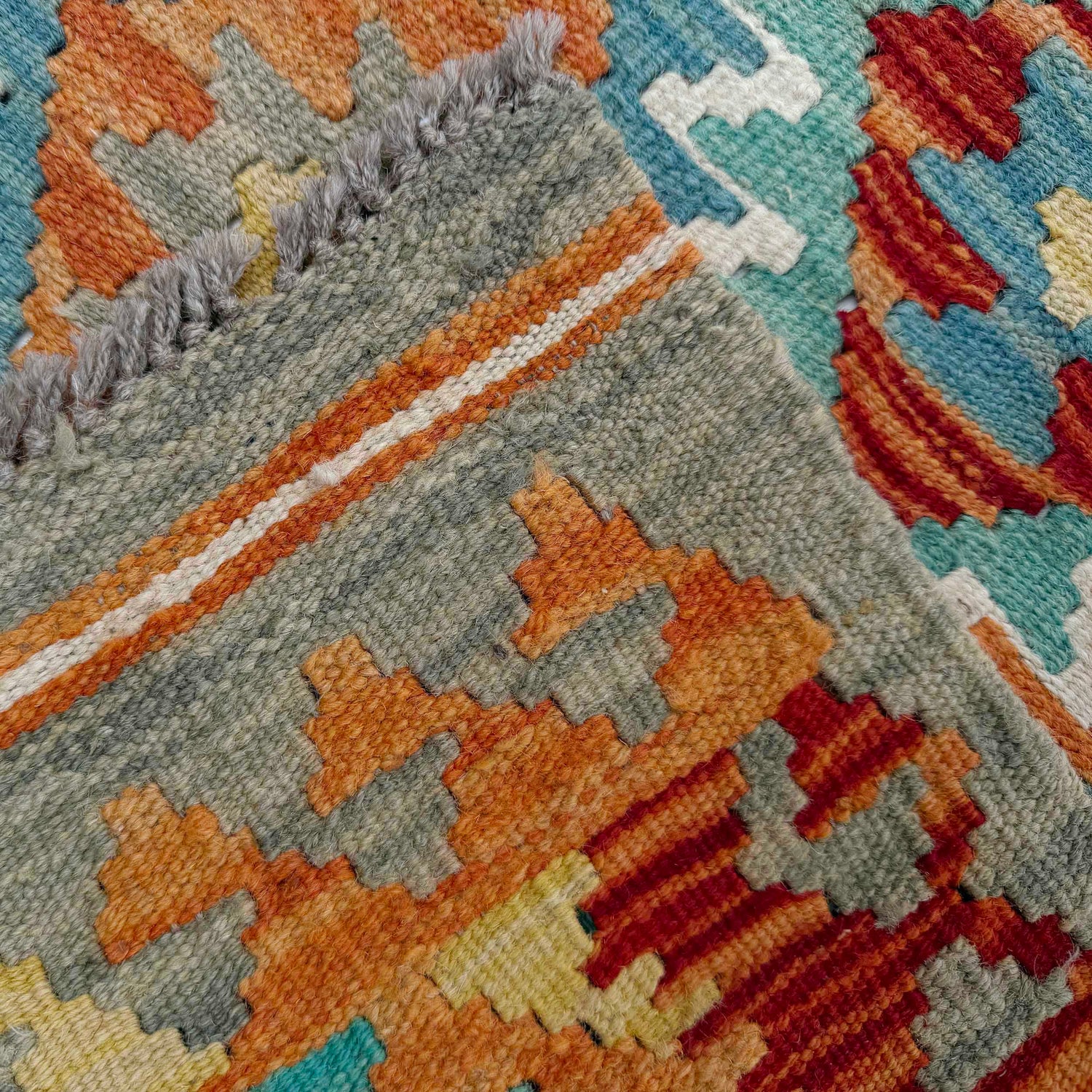 Vegetable Kilim Runner 2' 9" x 9' 9" (ft) - No. P37059