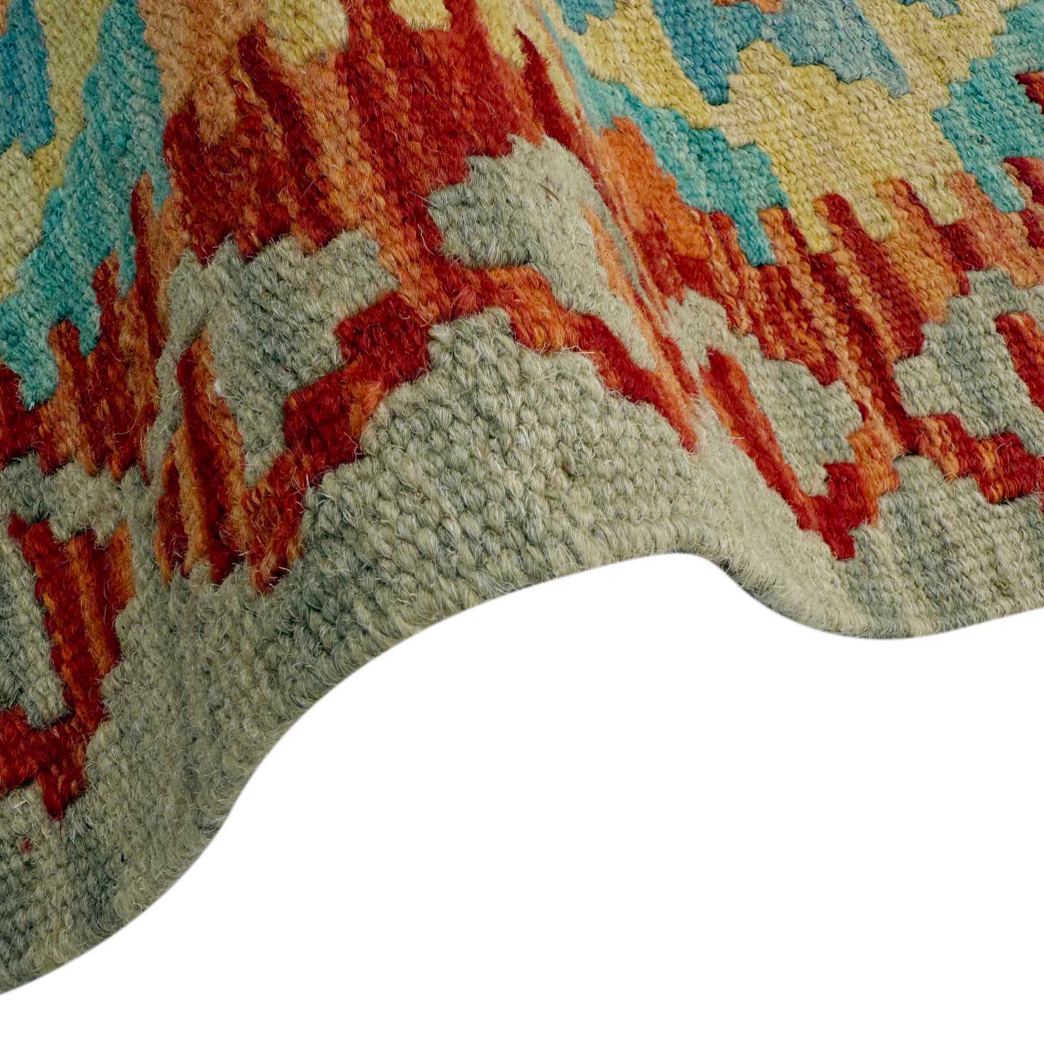 Vegetable Kilim Runner 2' 9" x 9' 9" (ft) - No. P37059