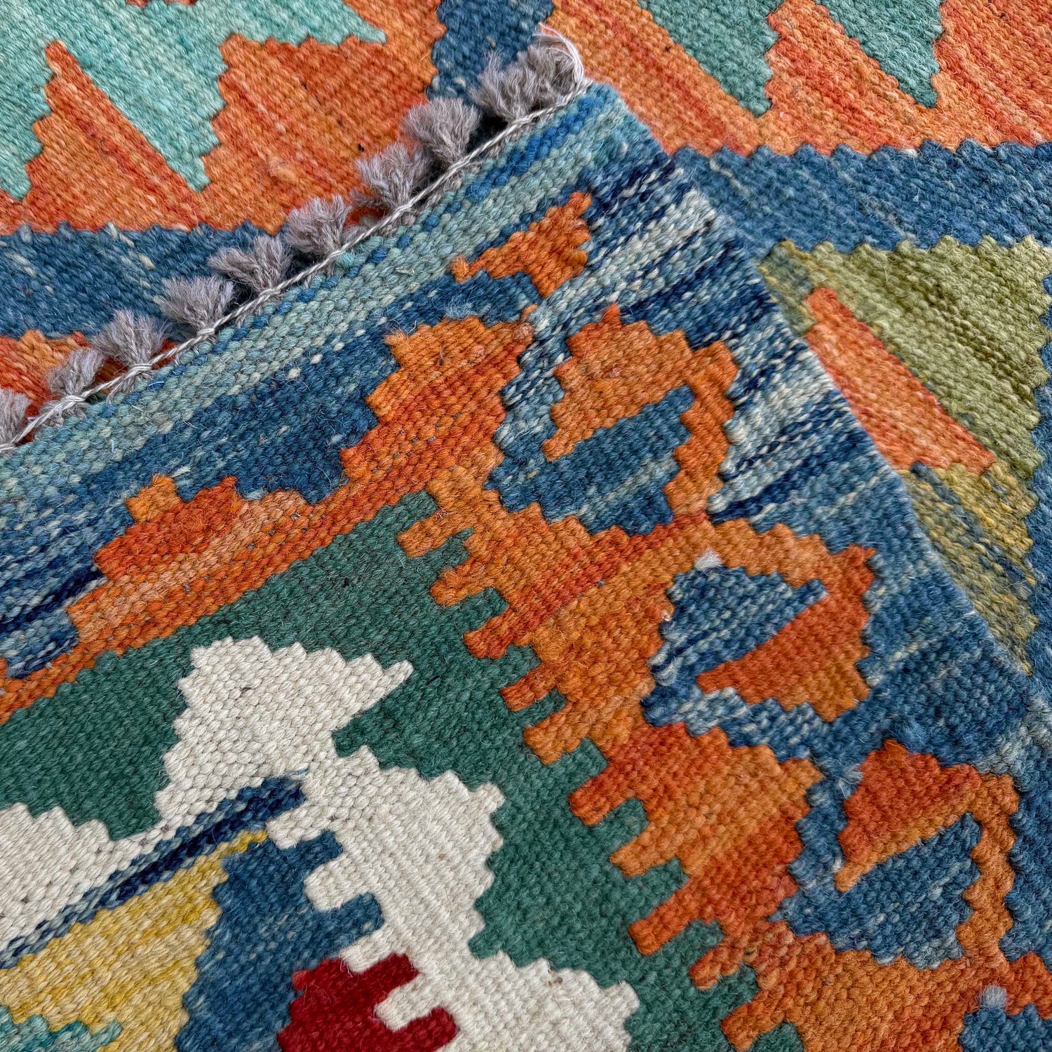 Vegetable Kelim Runner 2' 9" x 9' 11" (ft) - No. P37060