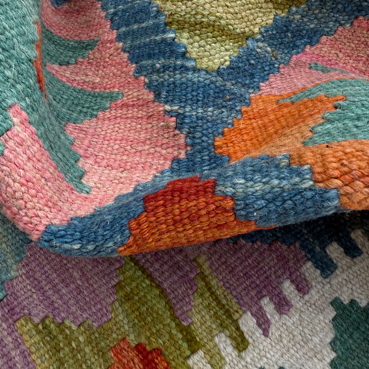 Vegetable Kelim Runner 2' 9" x 9' 11" (ft) - No. P37060