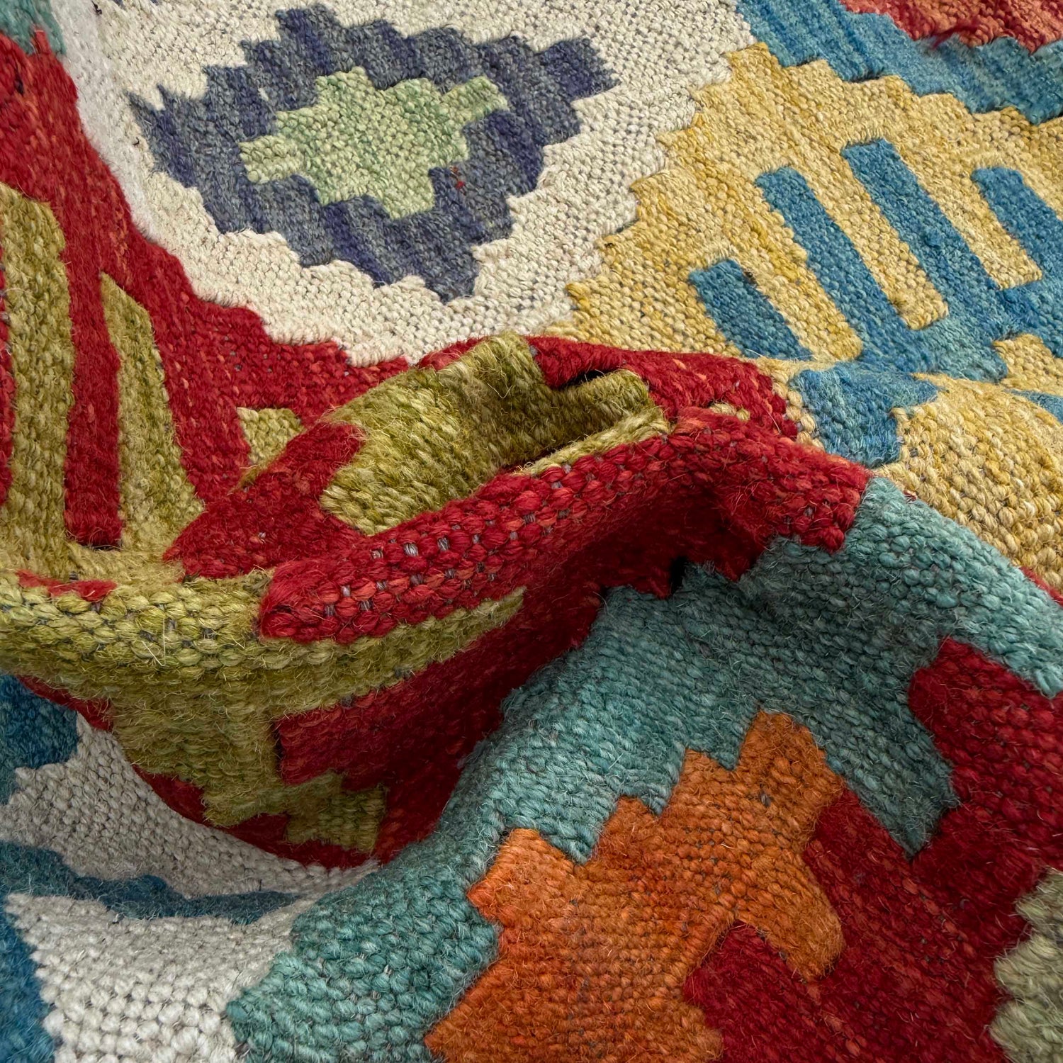 Vegetable Kelim Runner 2' 10" x 9' 4" (ft) - No. P37062