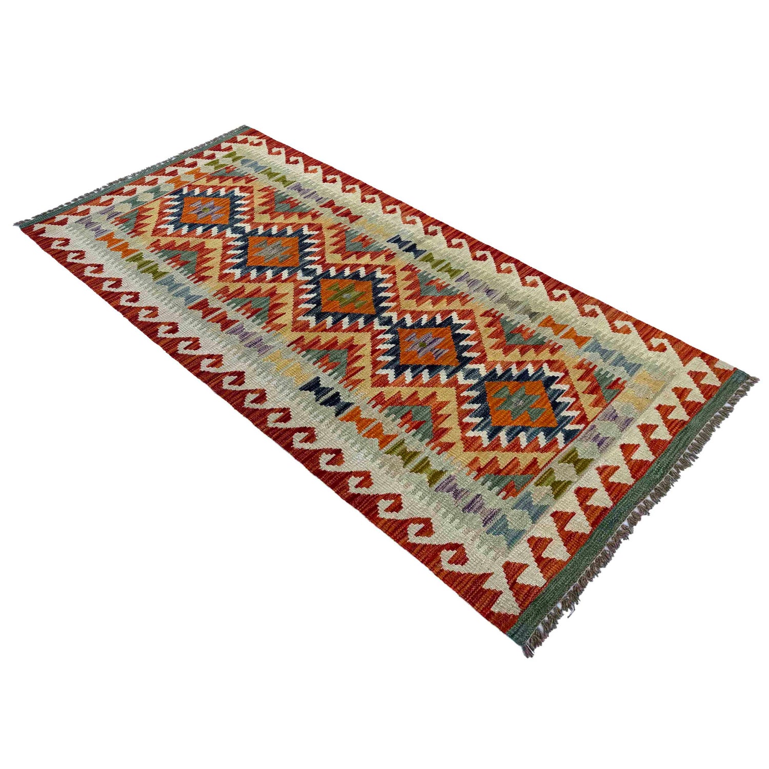 Vegetable Kilim Runner 2' 9" x 6' 5" (ft)- No. P37068