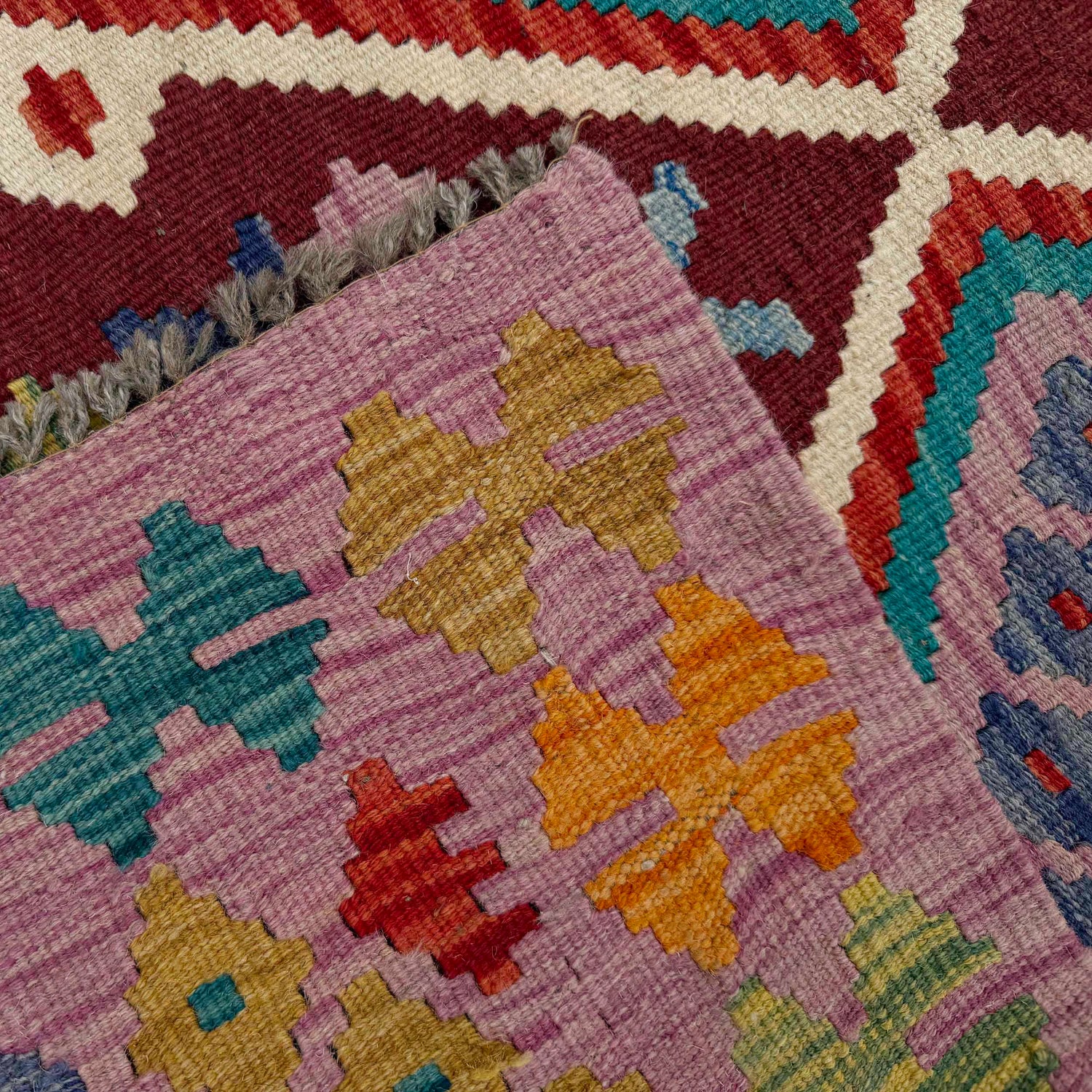 Handmade Vegetable Kilim 2' 7" x 4' 3" (ft) - No. P37070