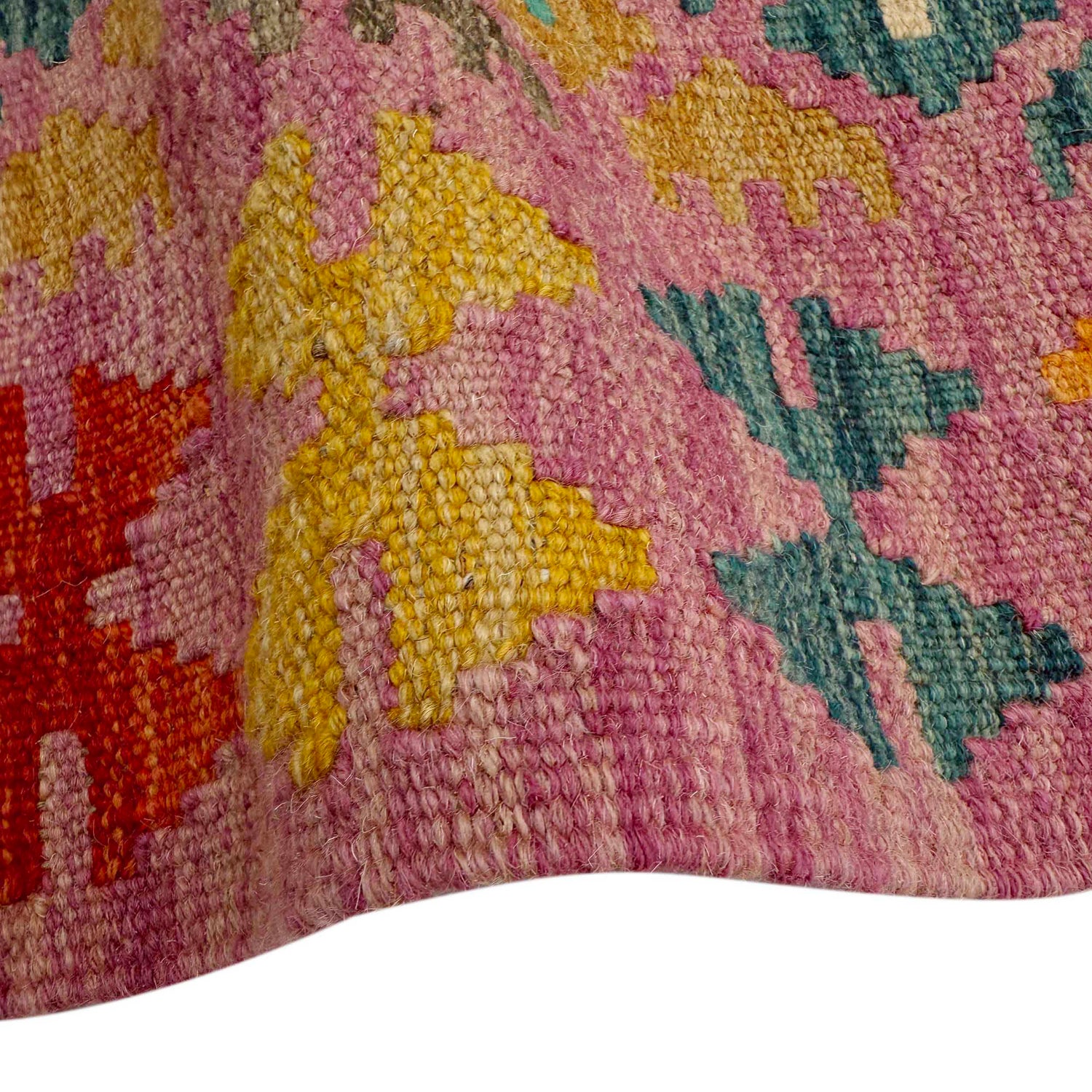 Handmade Vegetable Kelim 2' 7" x 3' 11" (ft) - No. P37073