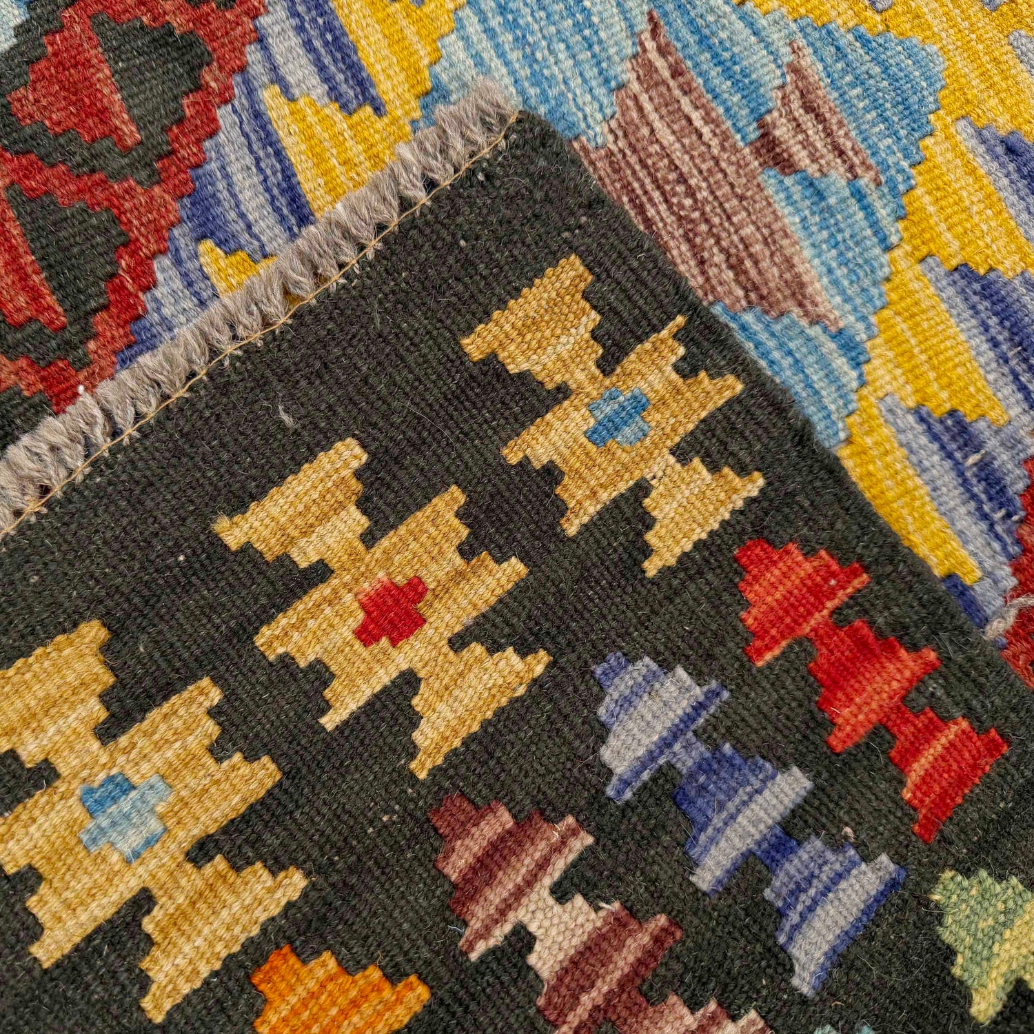 Handmade Vegetable Kilim 2' 7" x 4' 0" (ft) - No. P37074