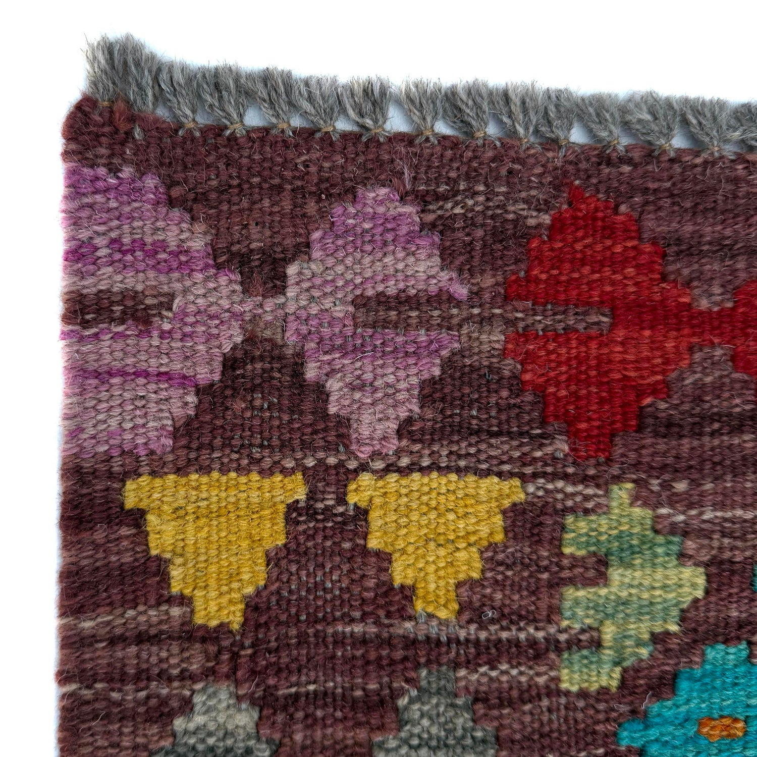 Handmade Vegetable Kelim 2' 7" x 3' 11" (ft) - No. P37075
