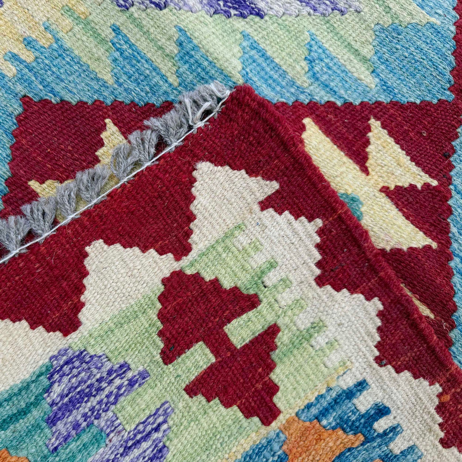 Vegetable Kilim Runner 2' 6" x 6' 6" (ft)- No. P37080