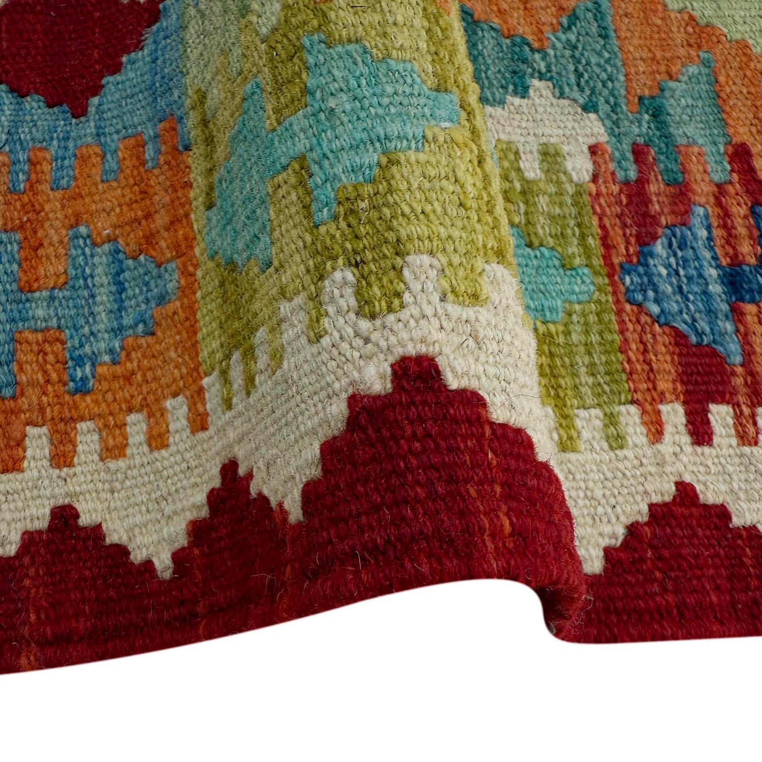 Vegetable Kilim Runner 2' 6" x 6' 6" (ft)- No. P37080